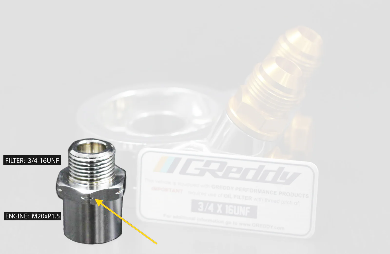 Replacement Parts for GReddy Oil Cooler Block Adapter(s) Type E / B / F / I / G - Image 18