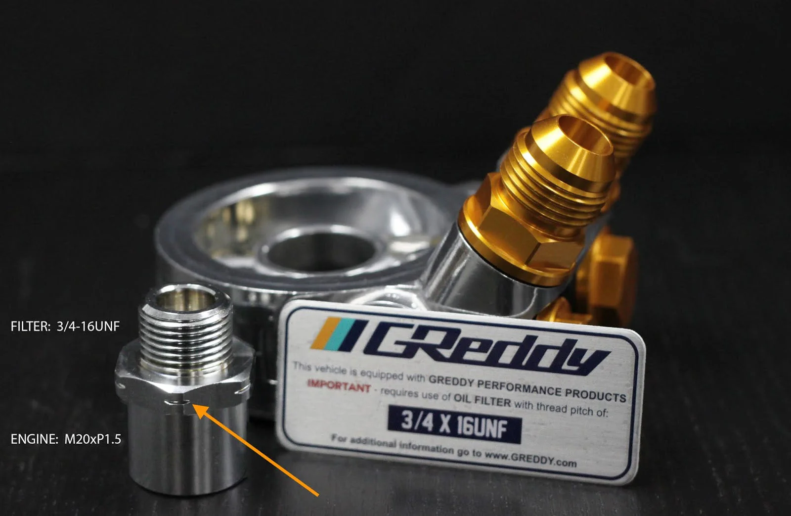Replacement Parts for GReddy Oil Cooler Block Adapter(s) Type E / B / F / I / G - Image 8