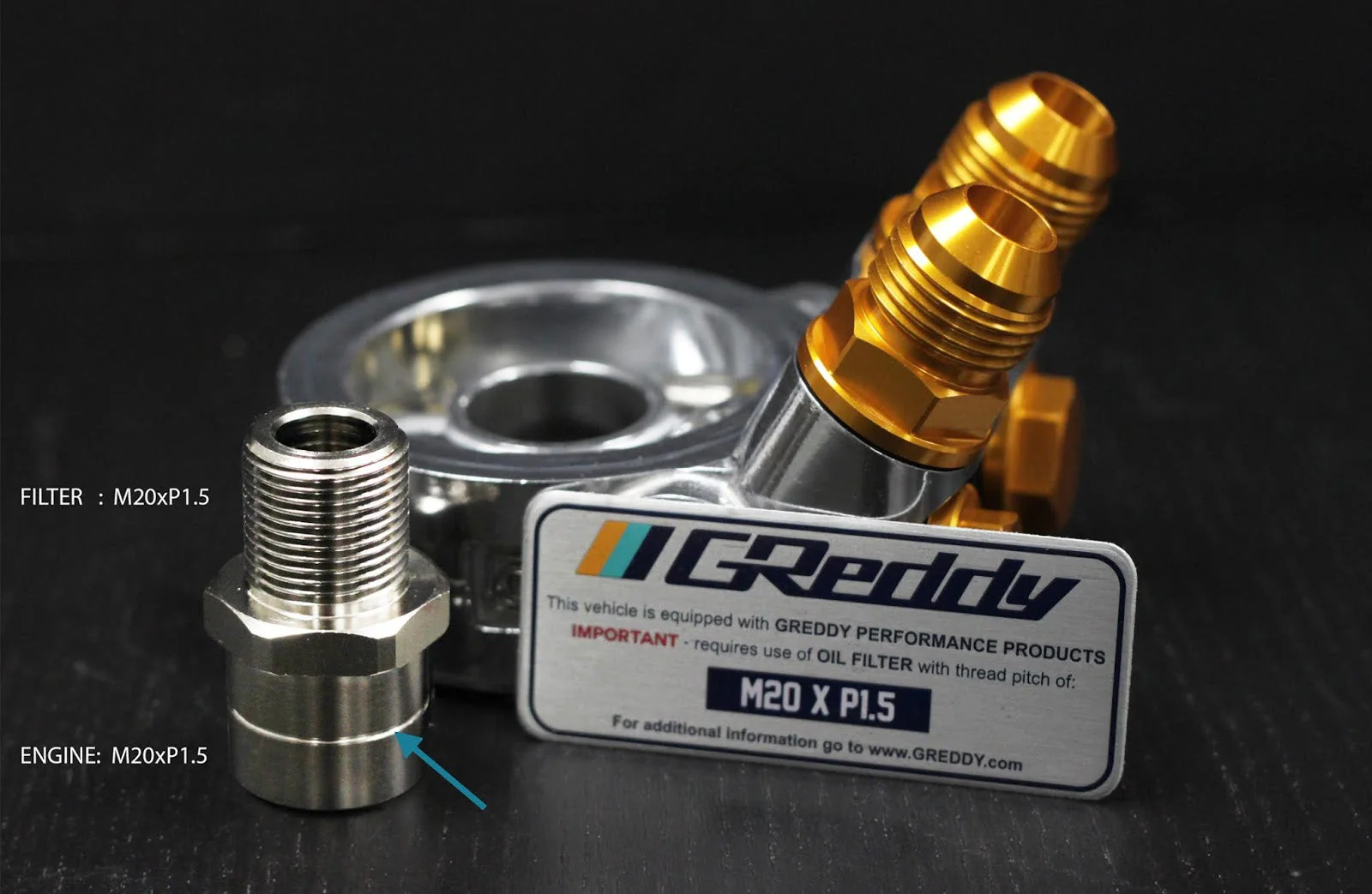 Replacement Parts for GReddy Oil Cooler Block Adapter(s) Type E / B / F / I / G - Image 9