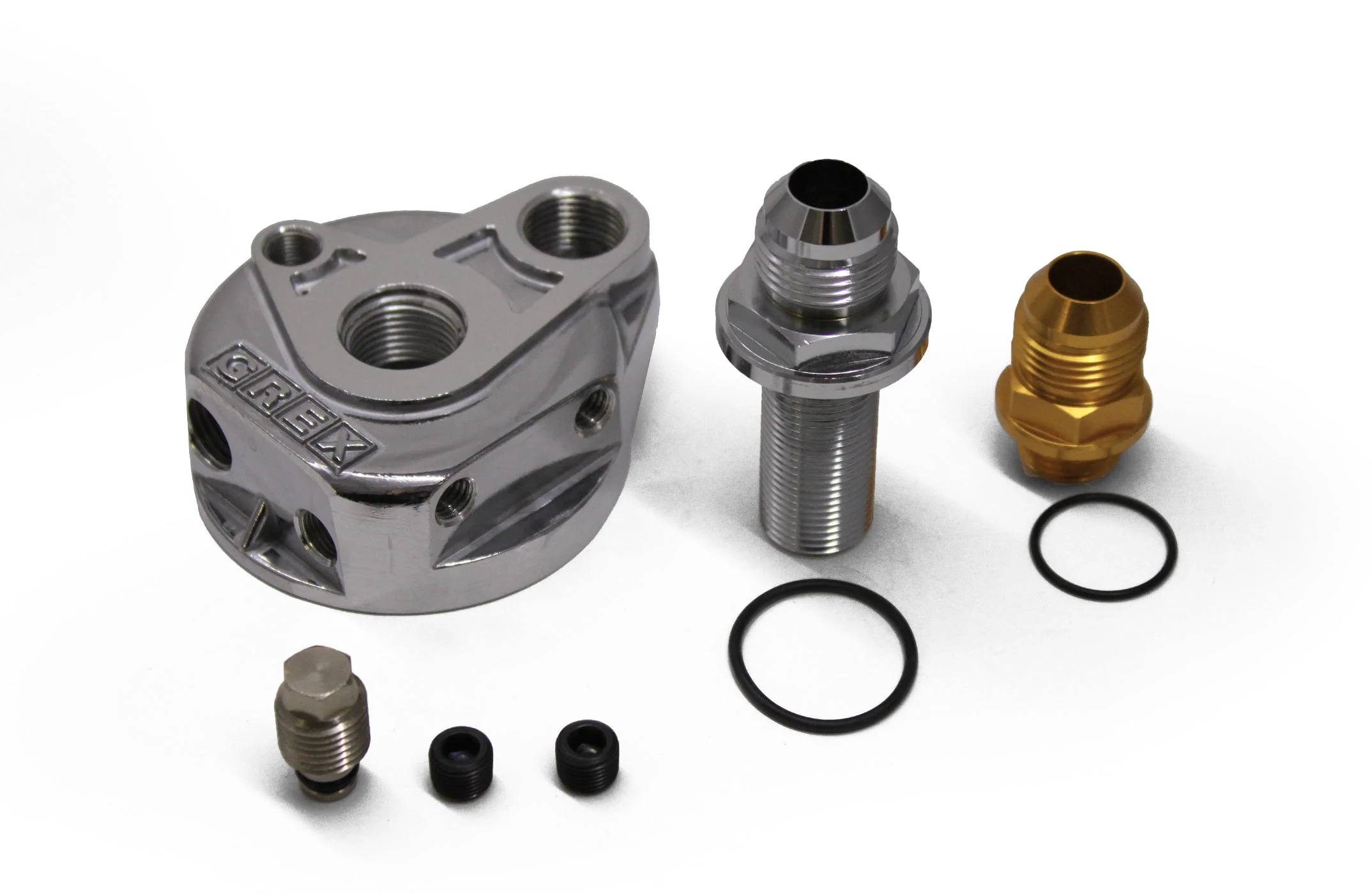 GReddy Oil Filter Relocation Block Adapter Type-G (AN) - for Remote Filter - Image 7