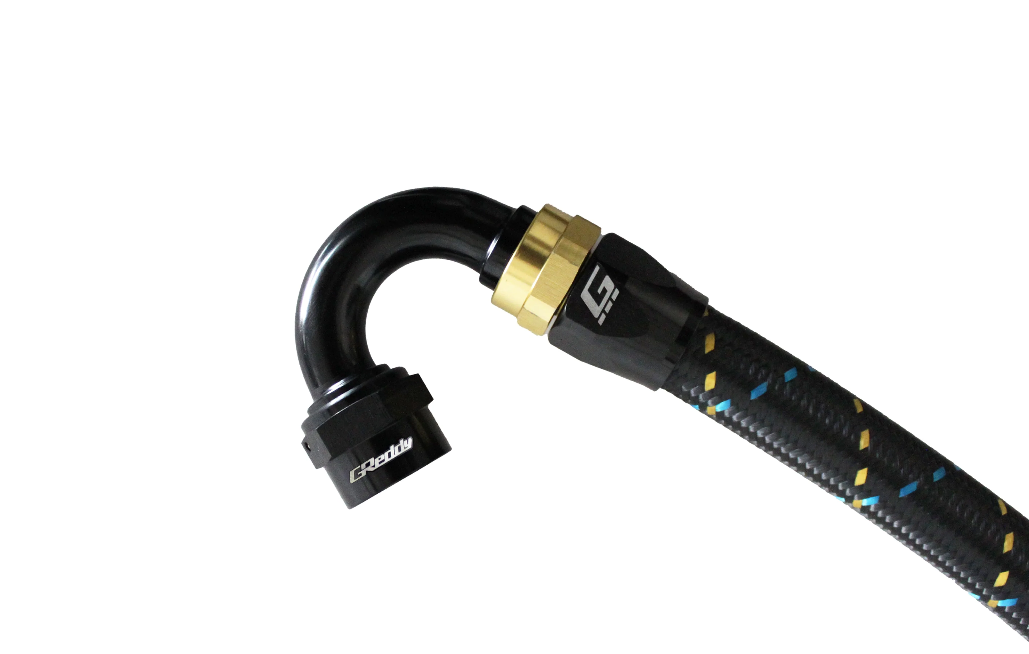 GReddy -04 AN Swivel Hose End(s) - Black / Gold anodized - Image 10