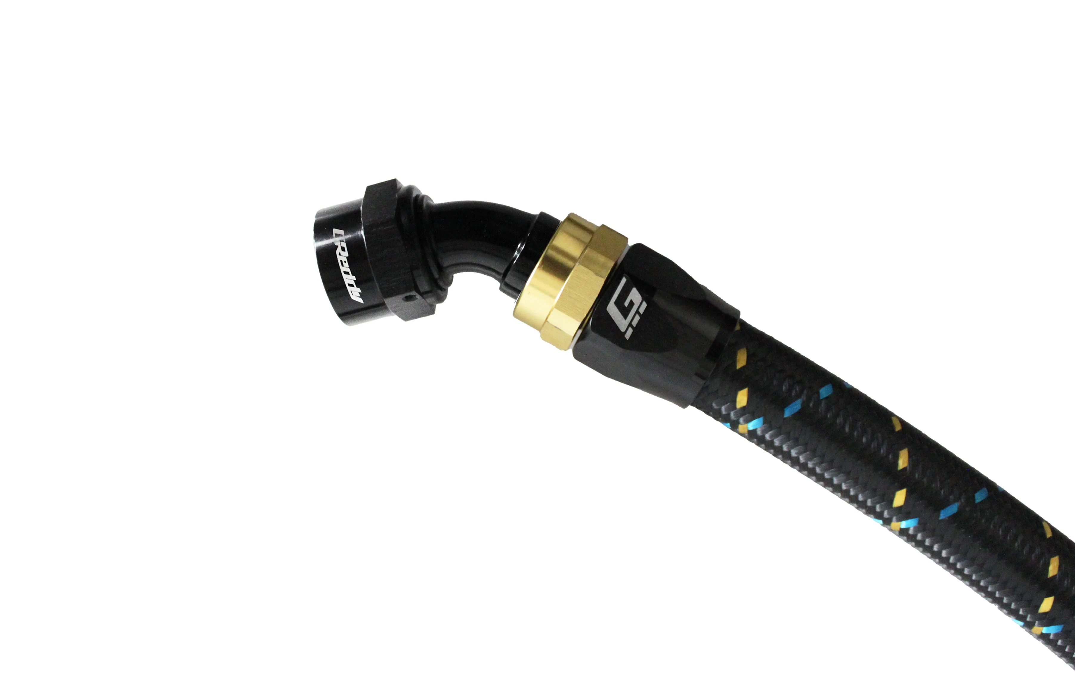 GReddy -04 AN Swivel Hose End(s) - Black / Gold anodized - Image 14