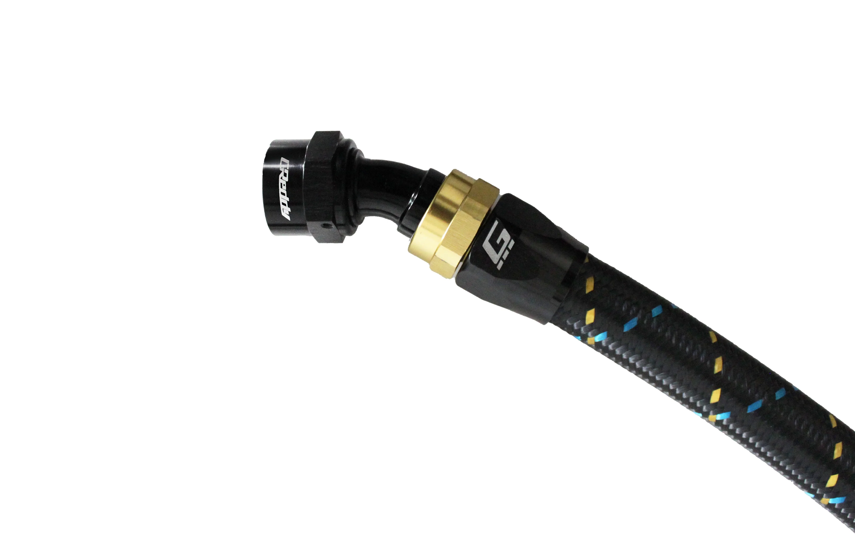 GReddy -04 AN Swivel Hose End(s) - Black / Gold anodized - Image 15