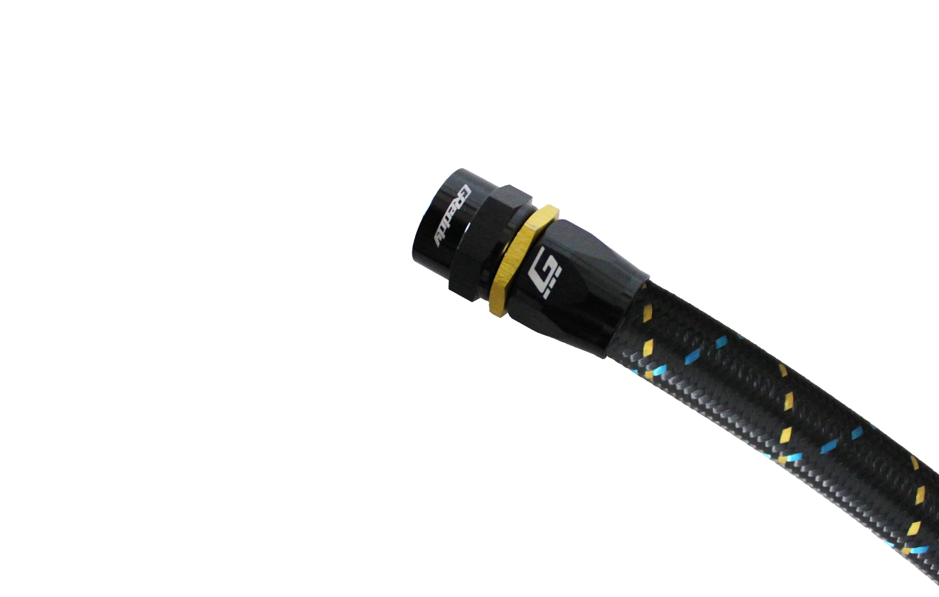 GReddy -06 AN Swivel Hose End(s) - Black / Gold anodized - Image 16
