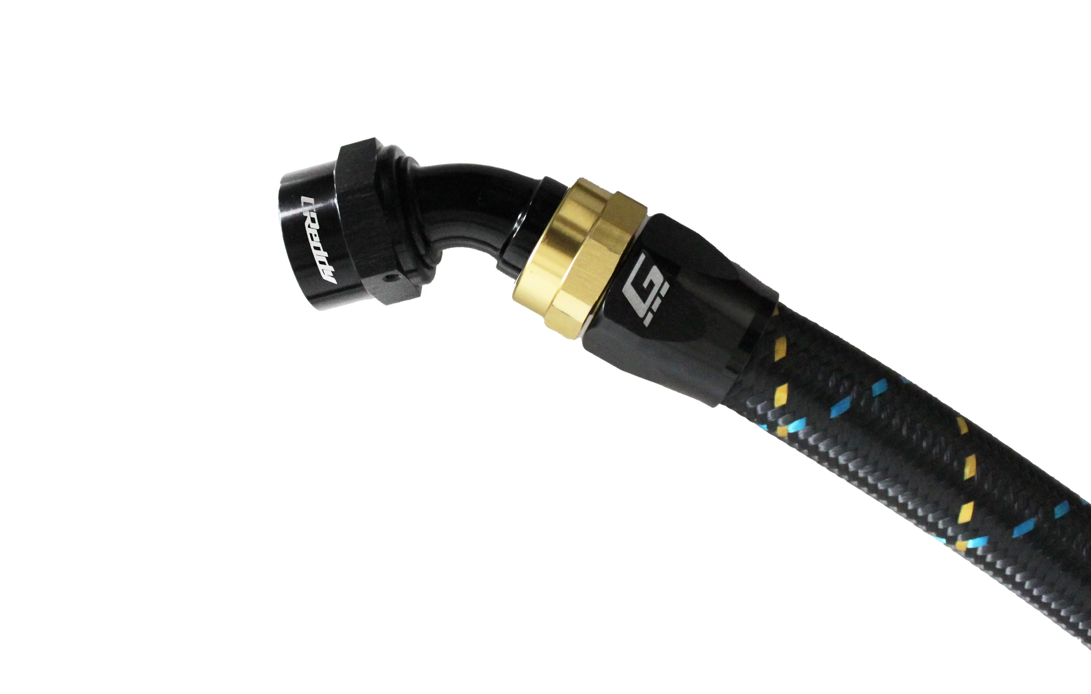 GReddy -08 AN Swivel Hose End - Black / Gold anodized - Image 14