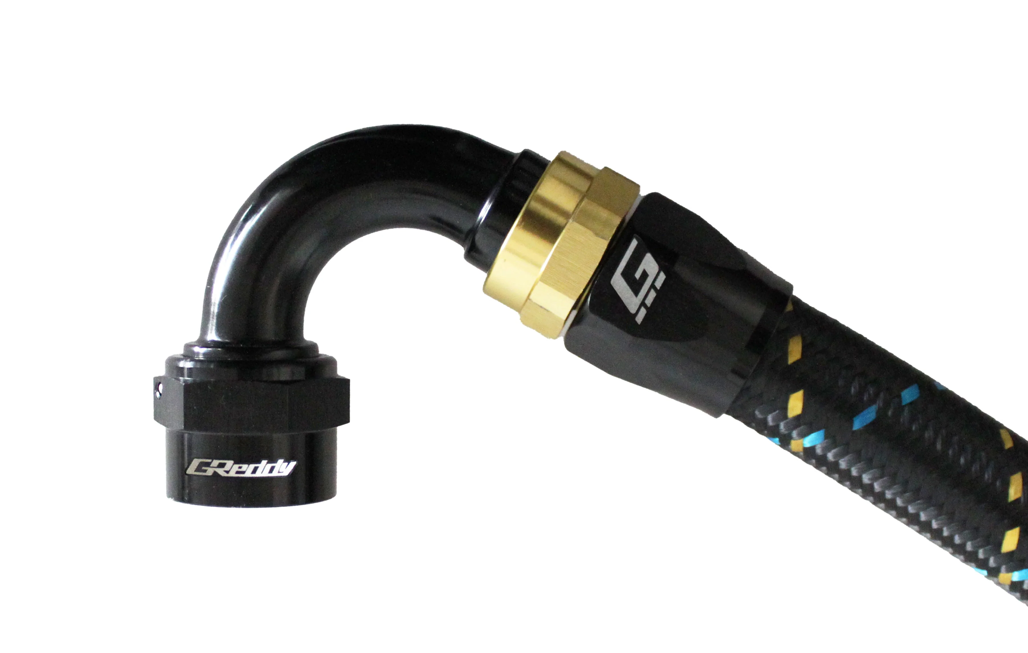 GReddy -10 AN Swivel Hose End - Black / Gold anodized - Image 11