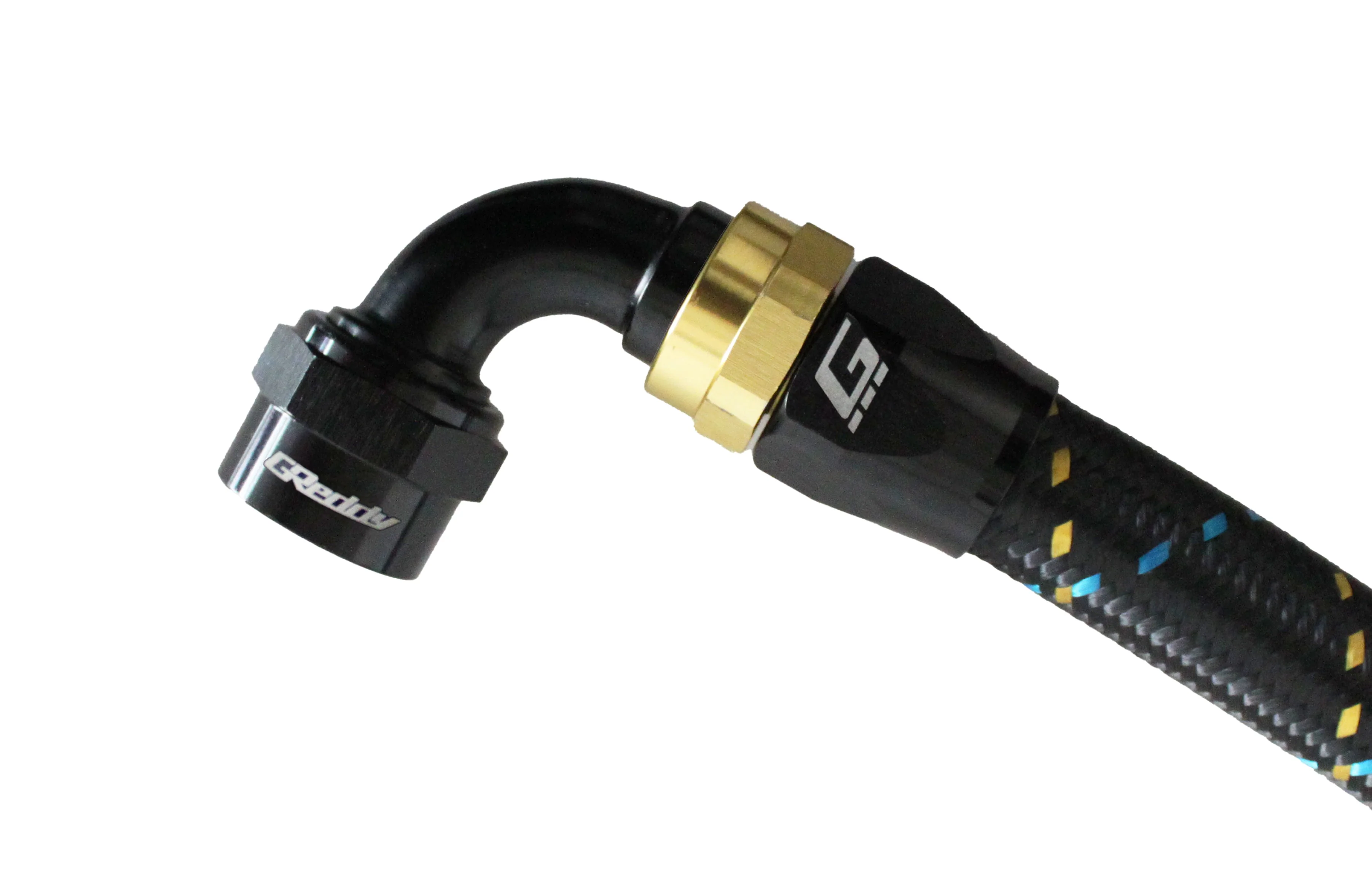 GReddy -10 AN Swivel Hose End - Black / Gold anodized - Image 12