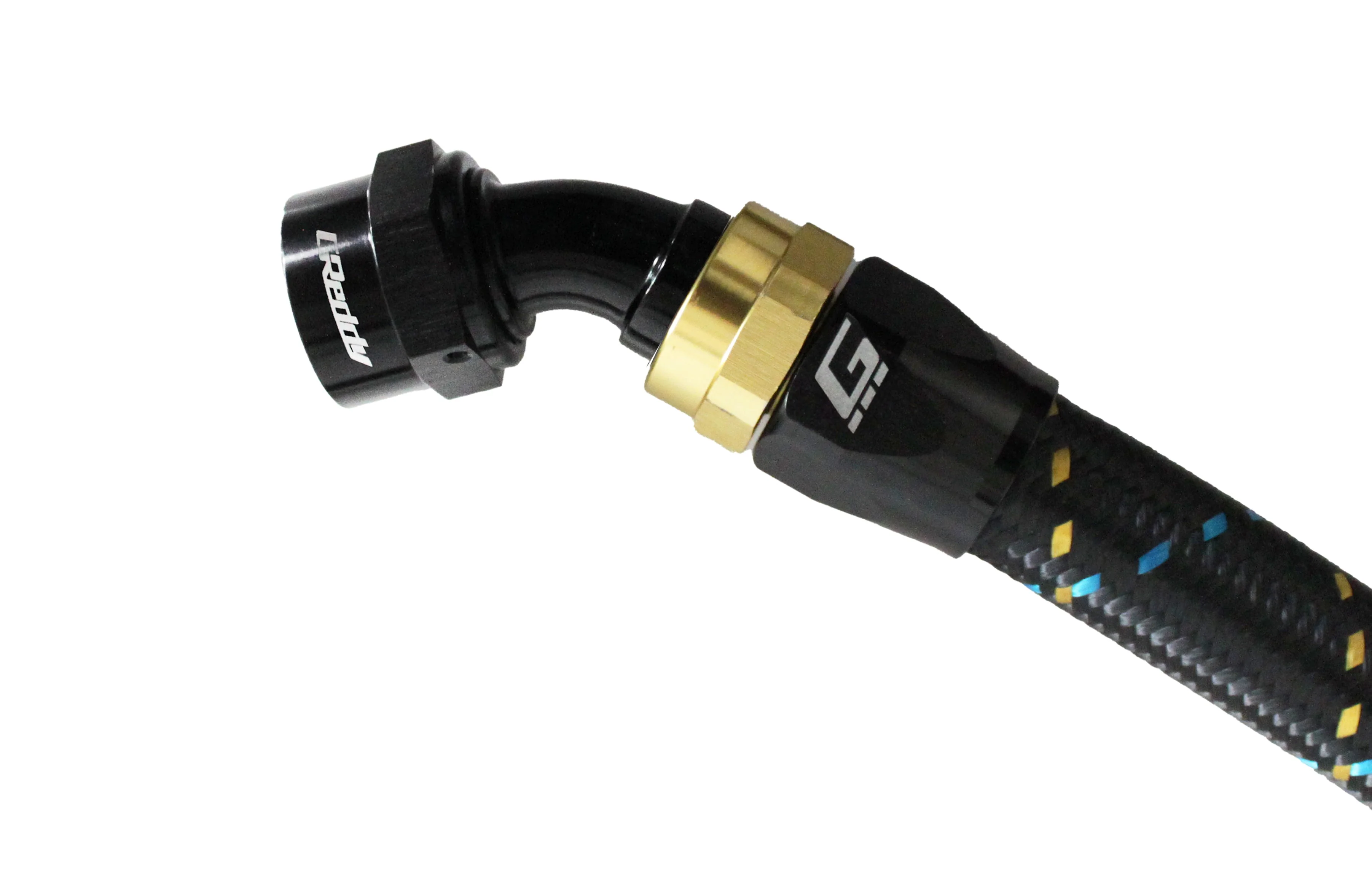 GReddy -10 AN Swivel Hose End - Black / Gold anodized - Image 14