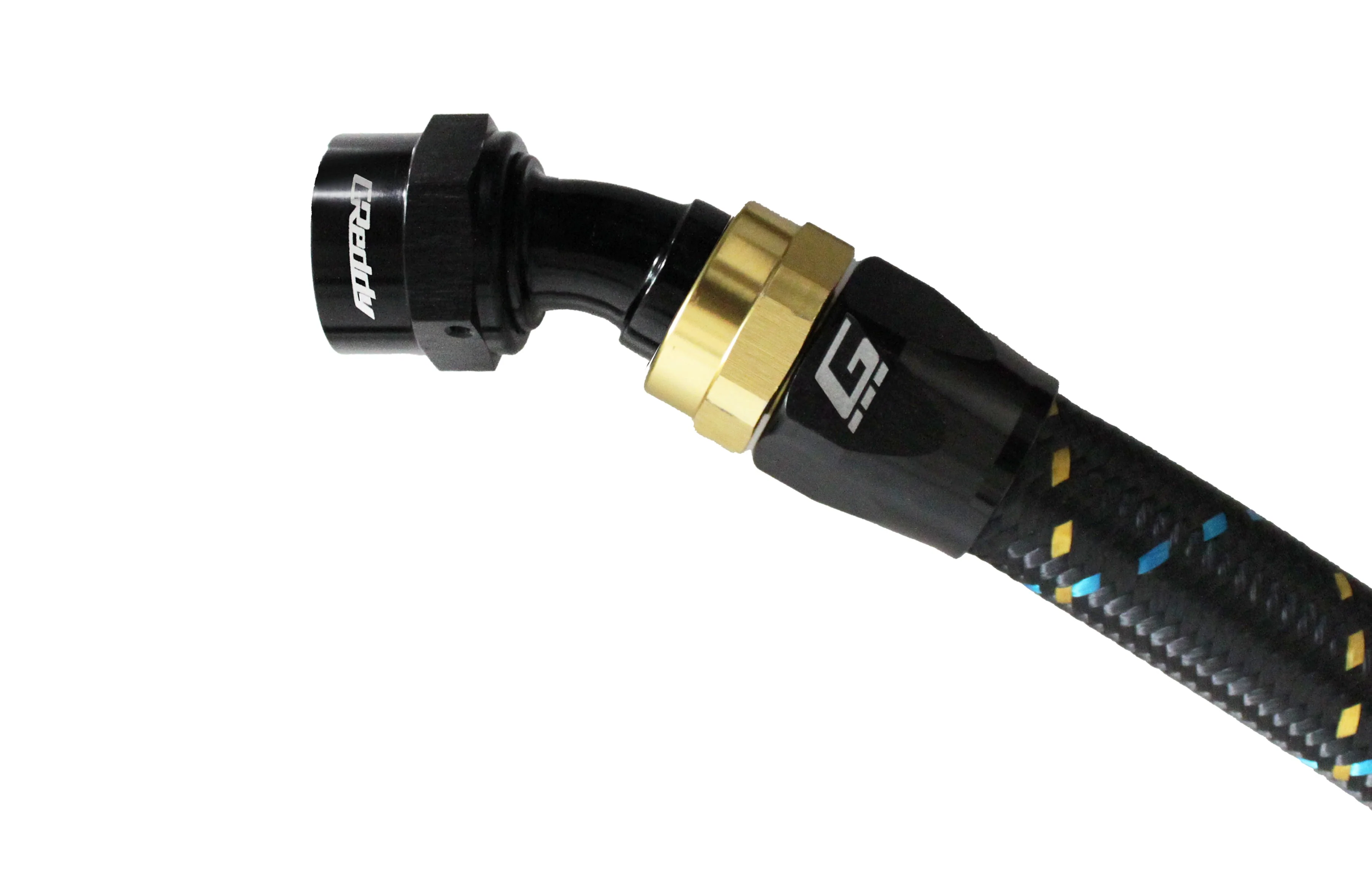 GReddy -10 AN Swivel Hose End - Black / Gold anodized - Image 15