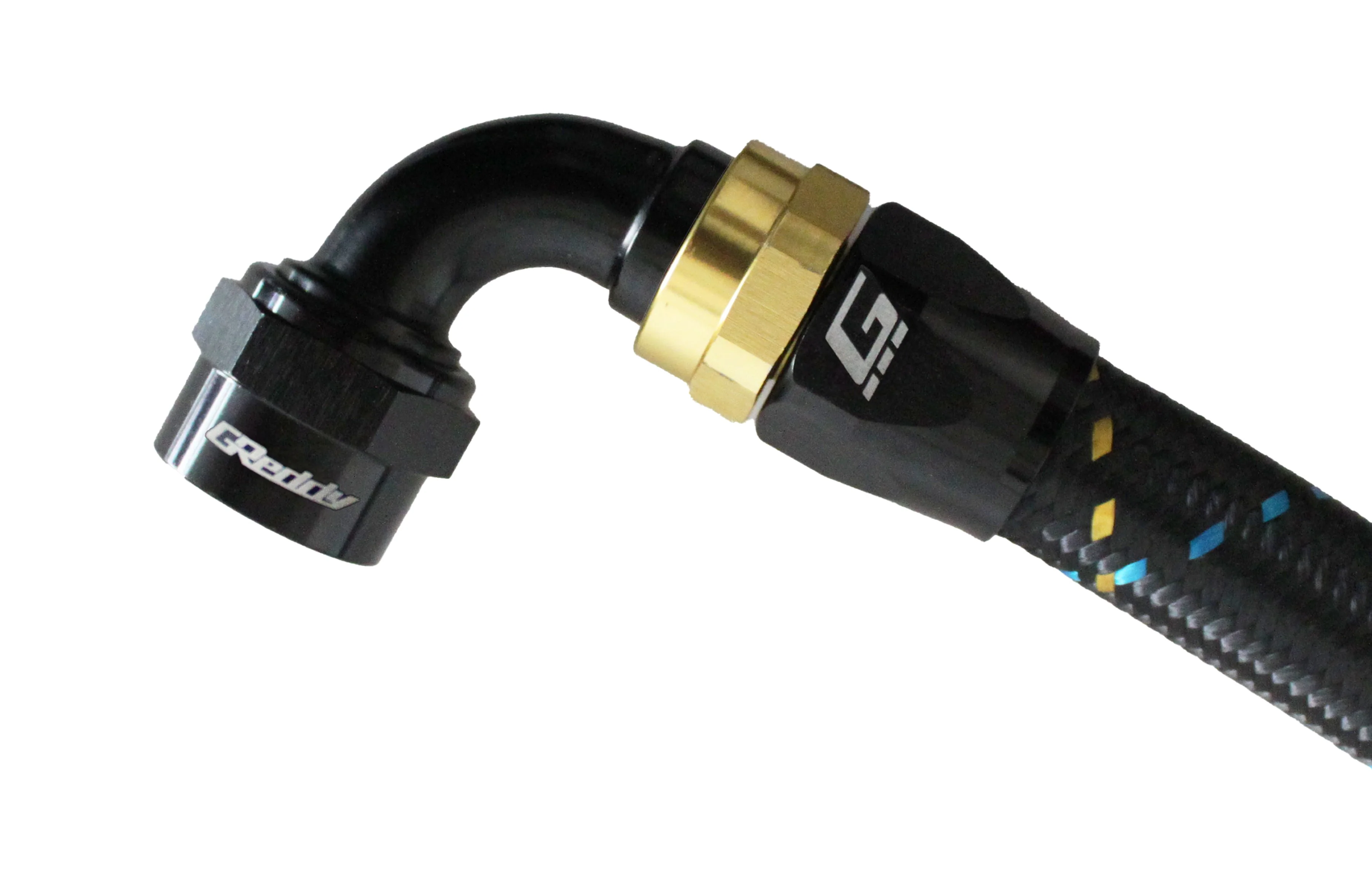 GReddy -12 AN Swivel Hose End - Black / Gold anodized - Image 12