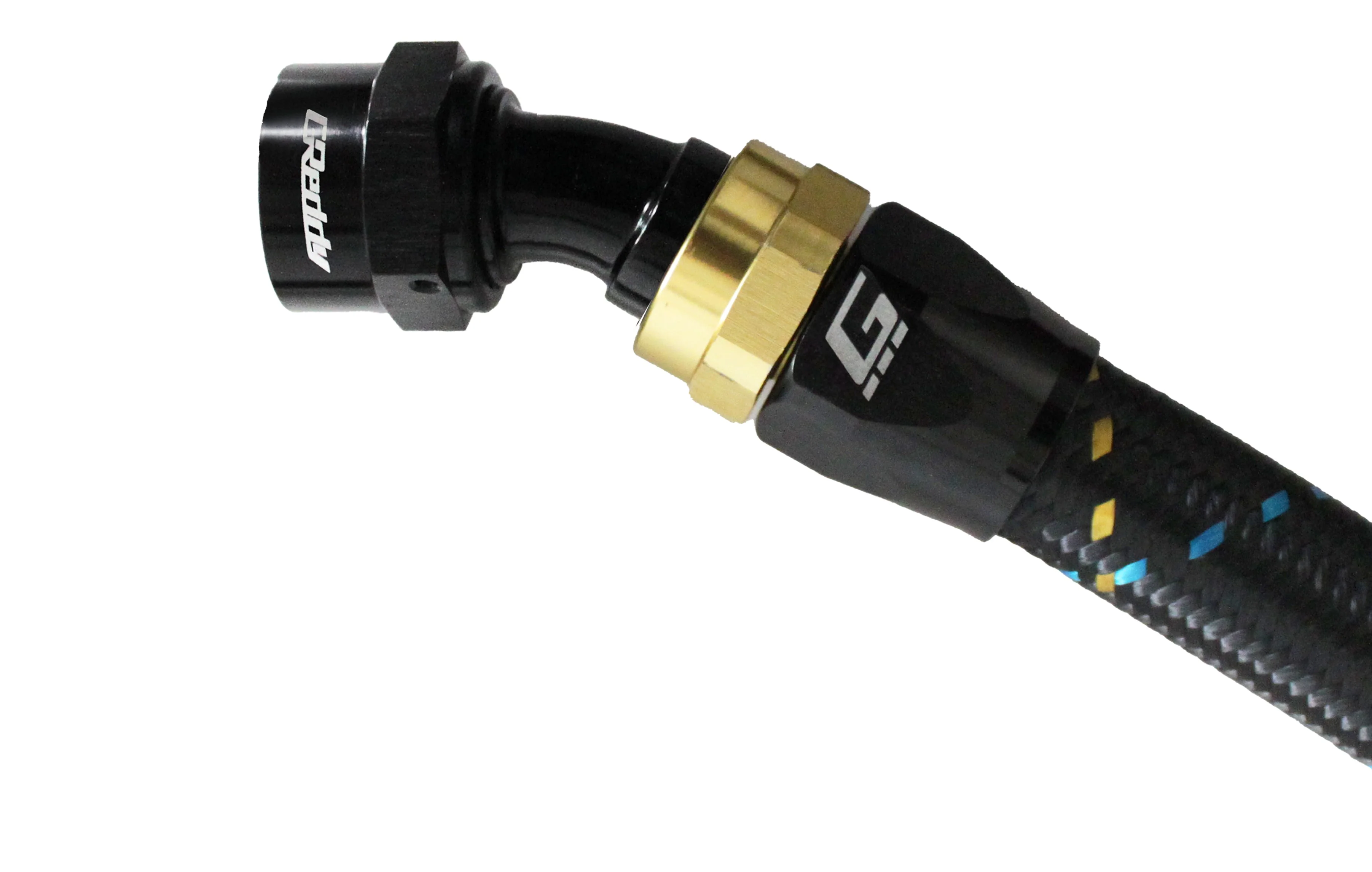 GReddy -12 AN Swivel Hose End - Black / Gold anodized - Image 15