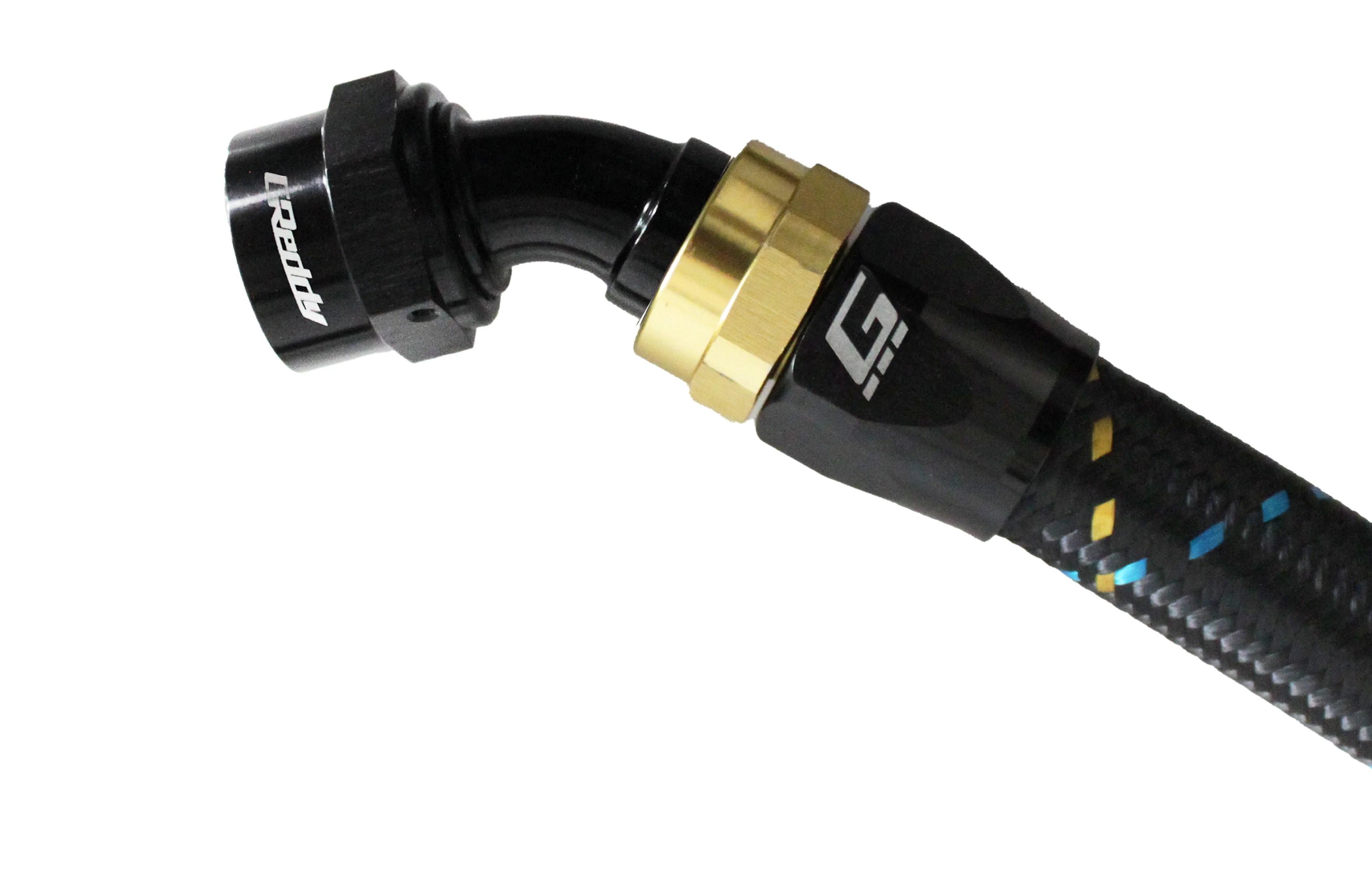 GReddy -16 AN Swivel Hose End - Black / Gold anodized - Image 13