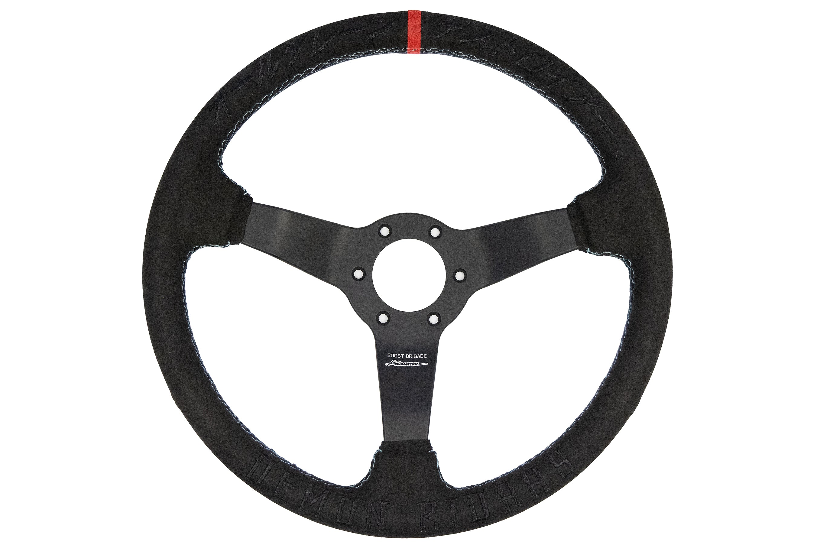 Boost Brigade x Karuma  Demon Ridahs Steering Wheel - Limited Ed. 300pcs world-wide - Image 4
