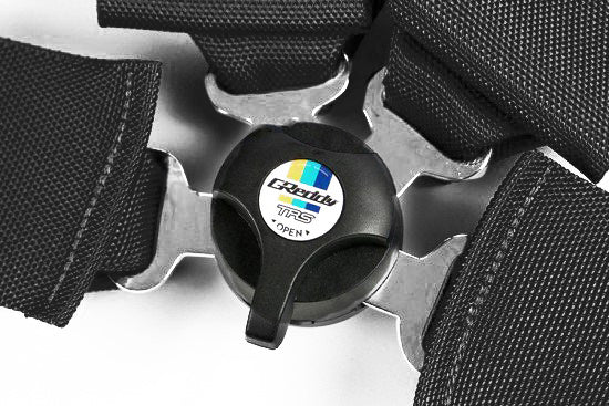 GReddy x TRS FIA Certified 4P Racing Harness - Black - Image 3