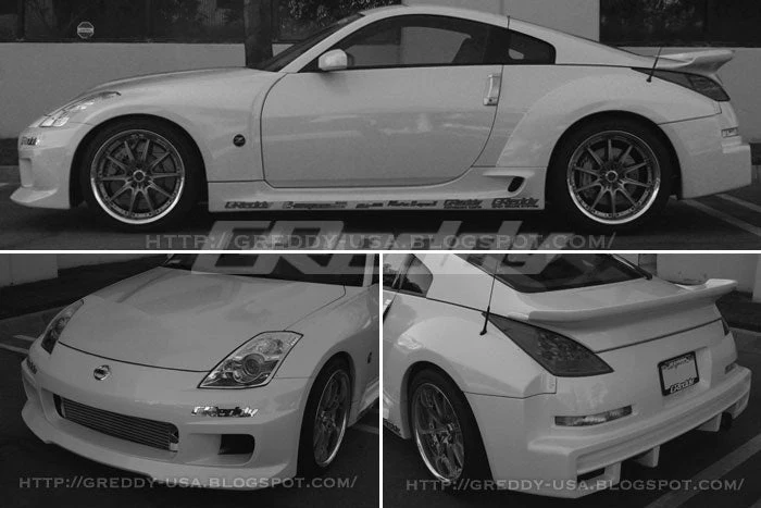 Nissan 350Z (Z33) GReddy GRacer Full Over-Fender Aero Kit - Image 9