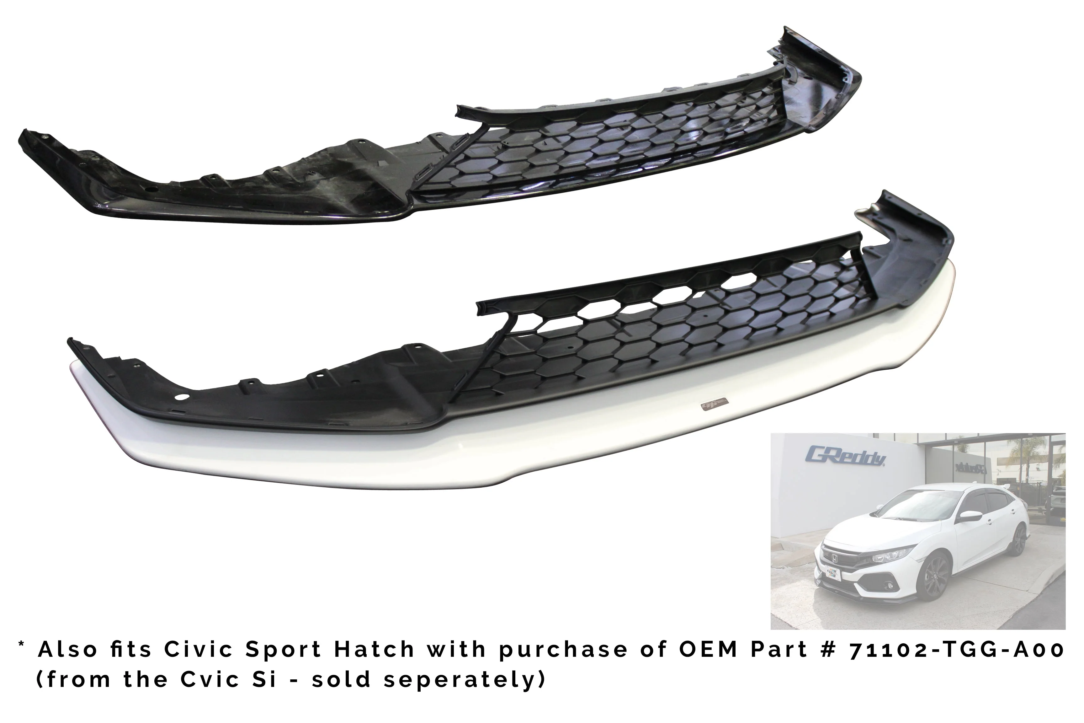 GReddy Front Lip Spoiler (FC) Civic Si (FRP or Carbon) - Image 9