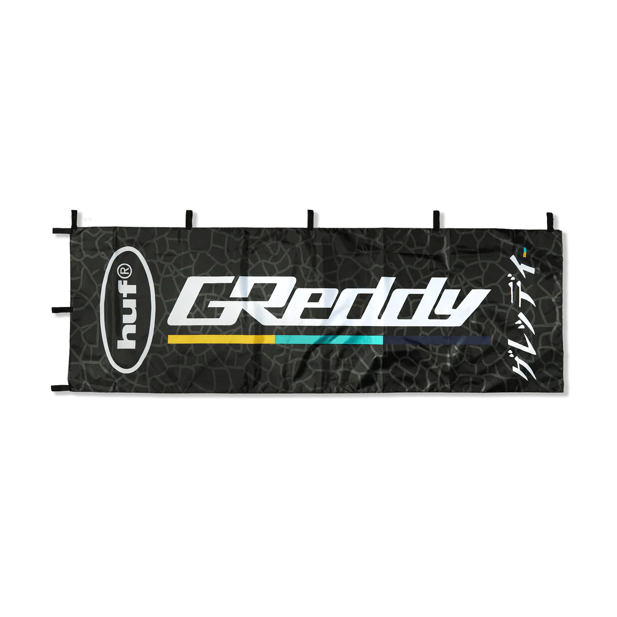 HUF x GReddy Nobori Flag - Black - Image 4
