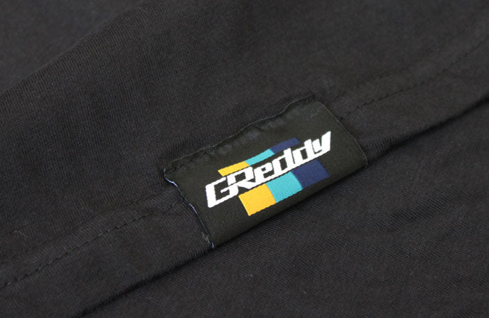 GReddy OG Logo Tee (with 3 stripes) - Black - Image 4