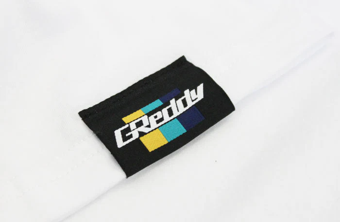GReddy OG Logo Tee (with 3 stripes) - White - Image 4