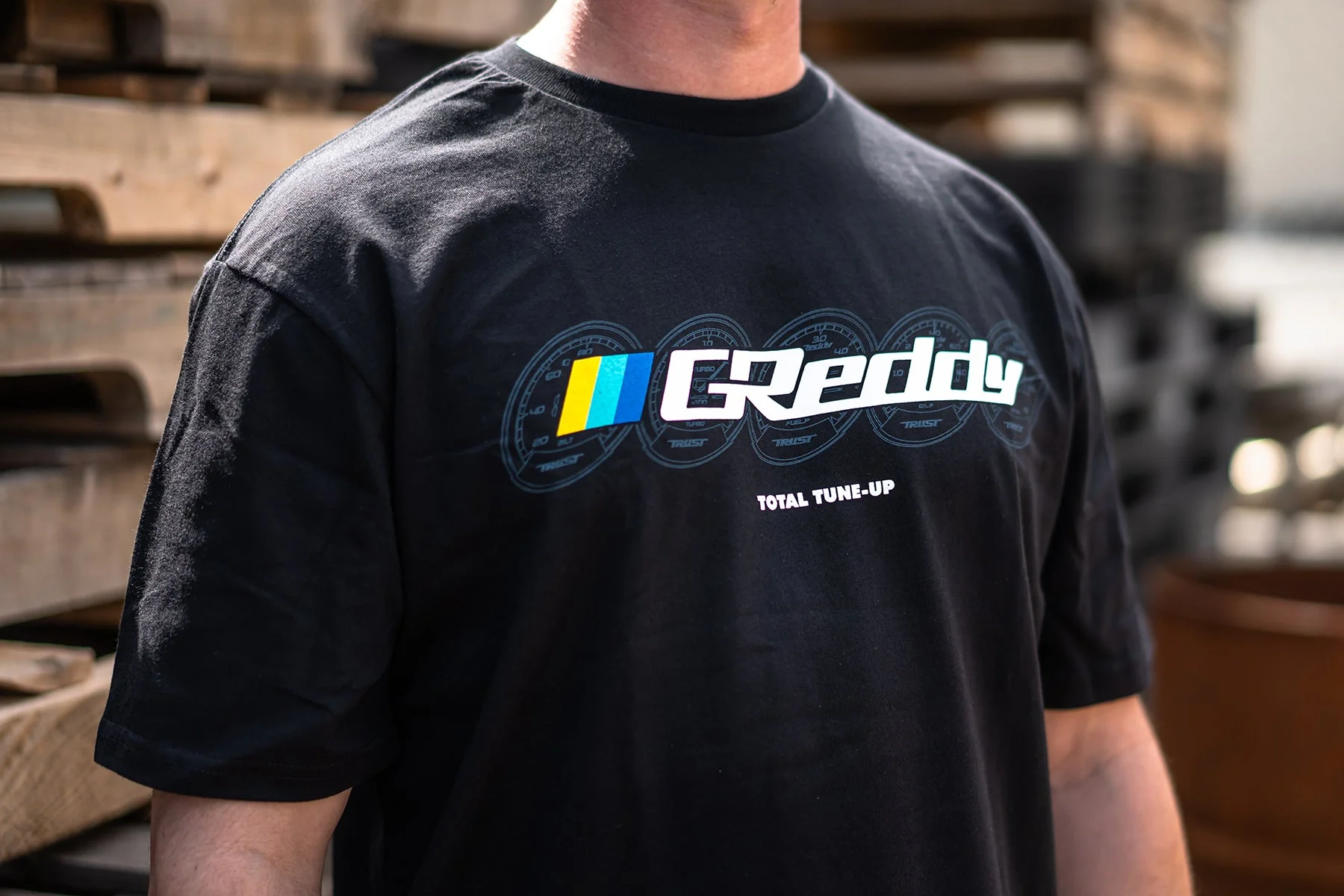 GReddy Meters Logo Tee - Black - Image 5