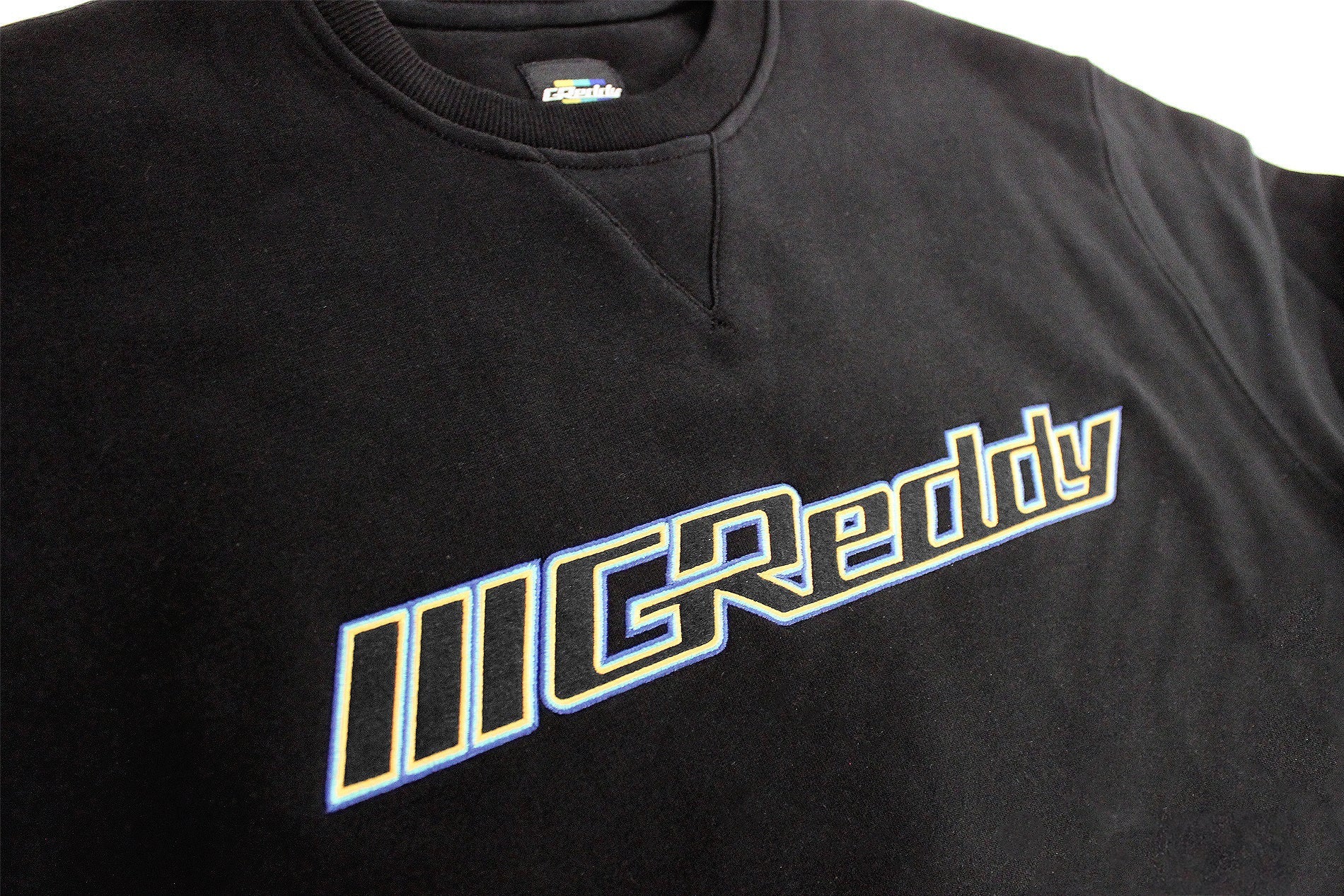 GReddy Slant Logo Crewneck - Black - Image 8