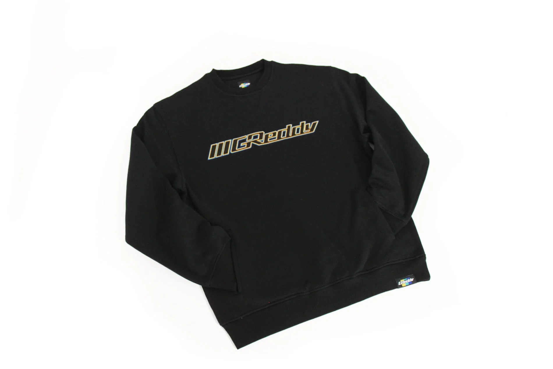 GReddy Slant Logo Crewneck - Black - Image 9