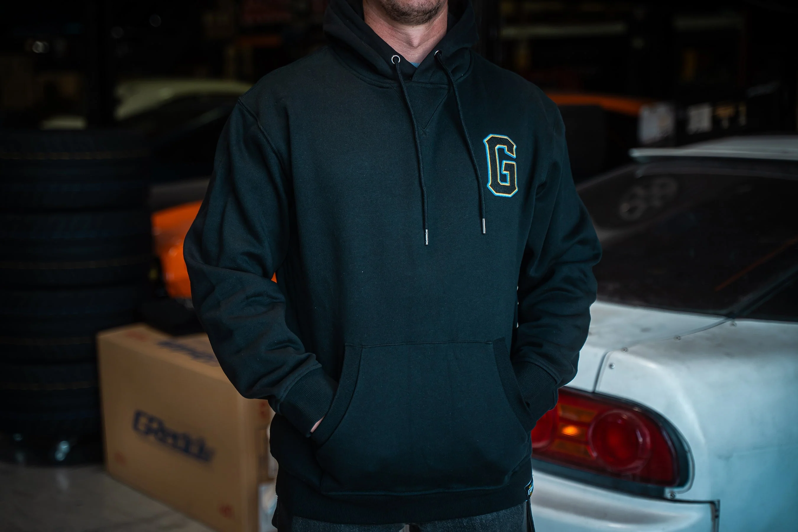 GReddy G Logo Pullover Hoodie - Black - Image 3