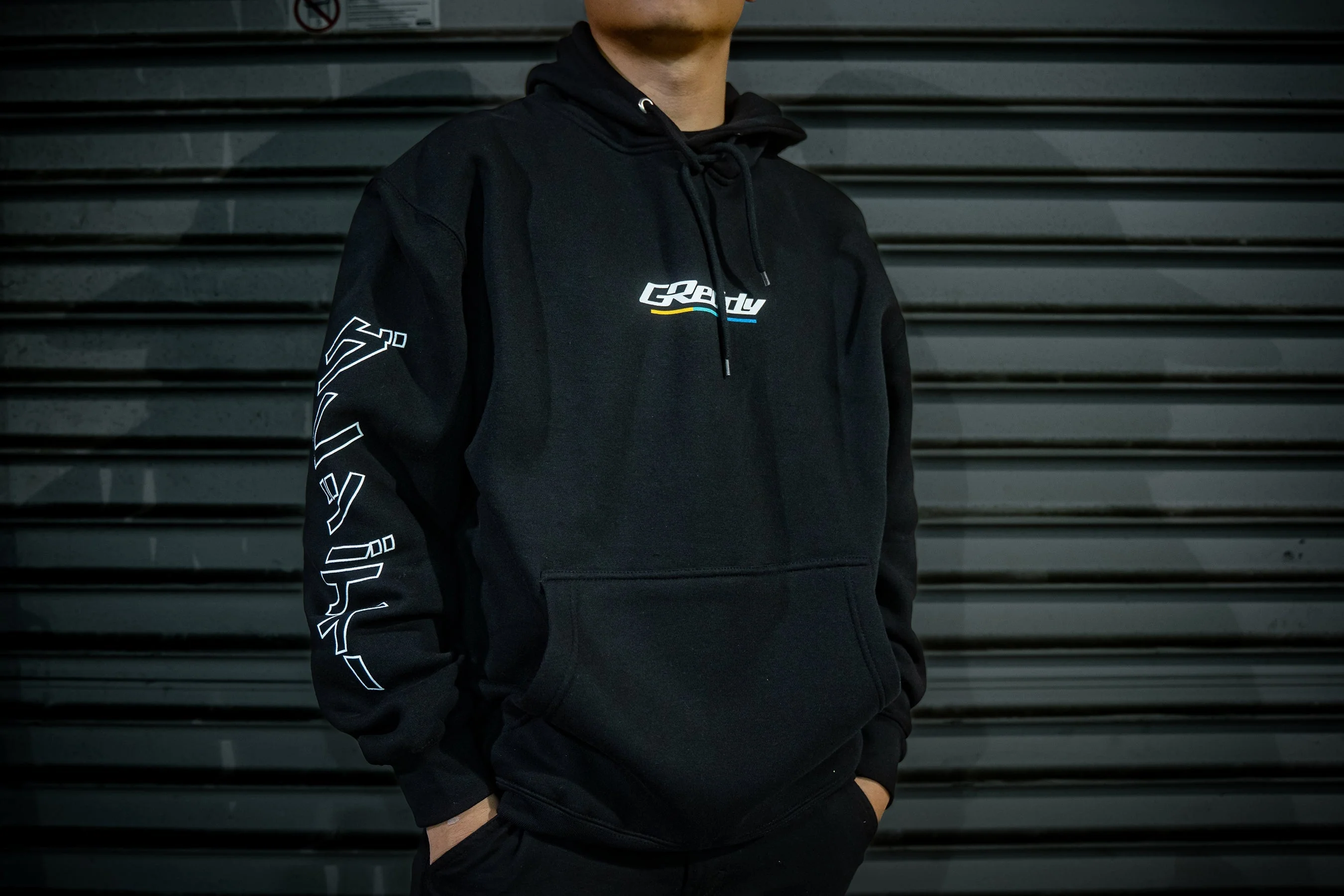 GReddy Understripe  Pullover Hoodie - Black - Image 3