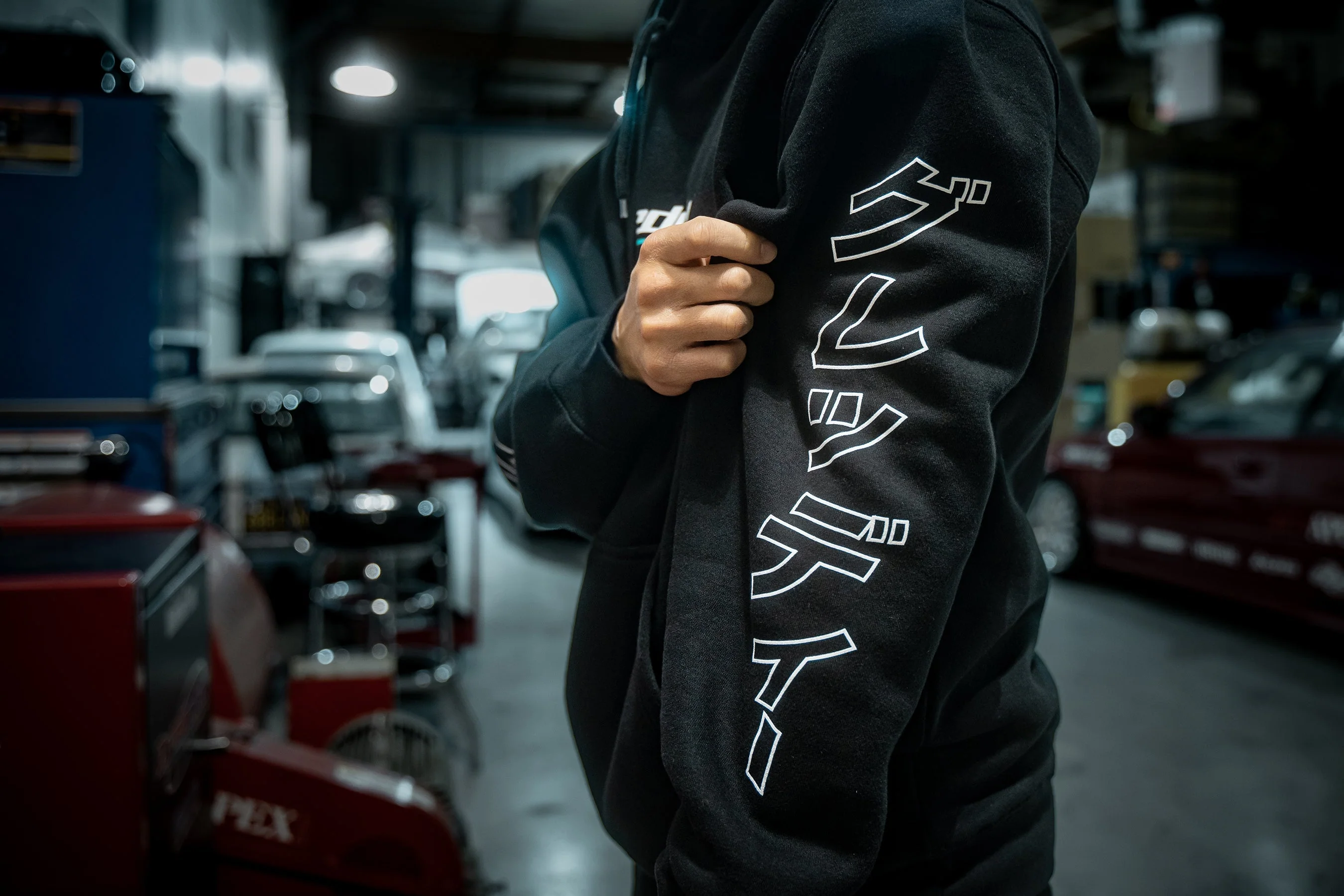 GReddy Understripe  Pullover Hoodie - Black - Image 4