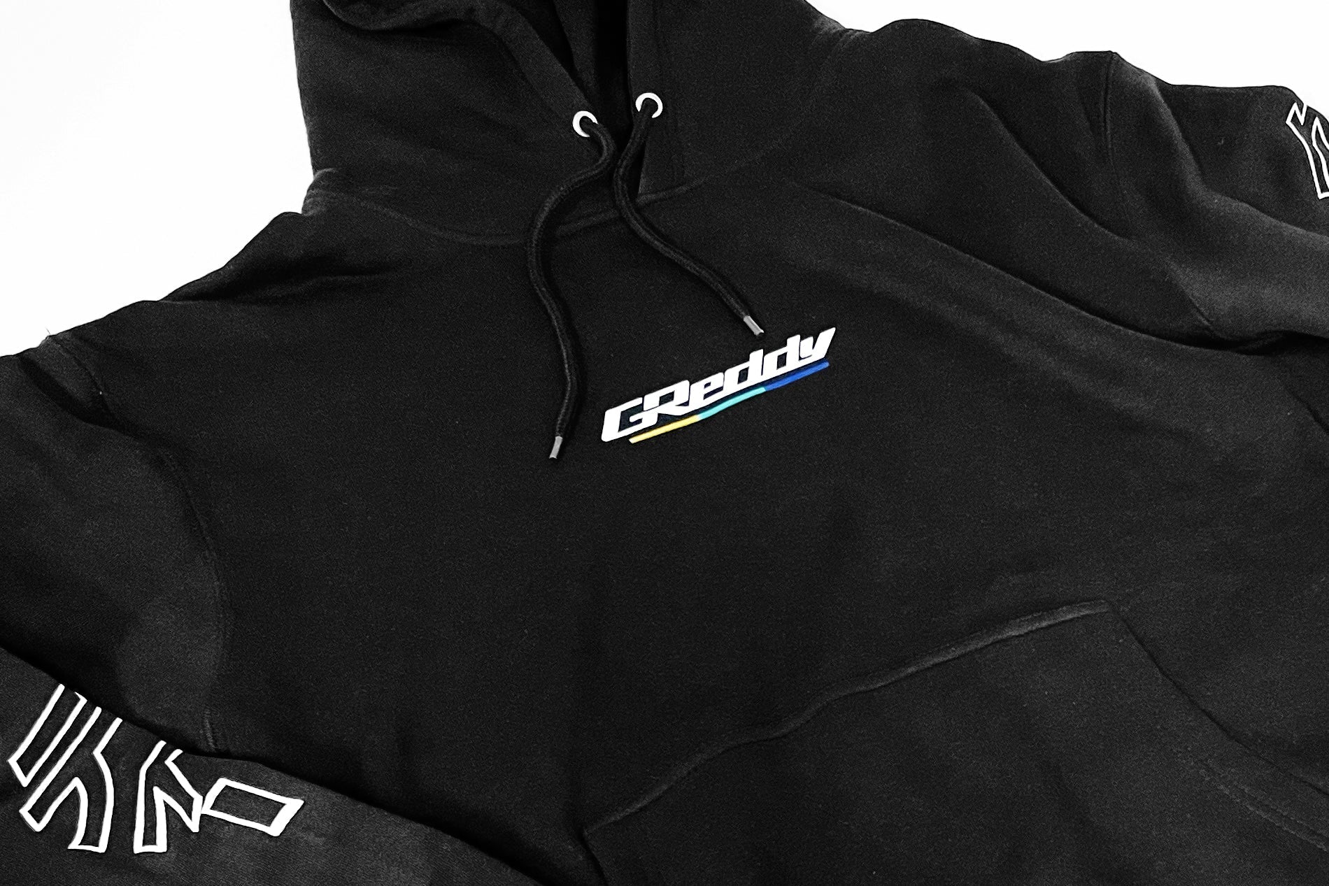 GReddy Understripe  Pullover Hoodie - Black - Image 5