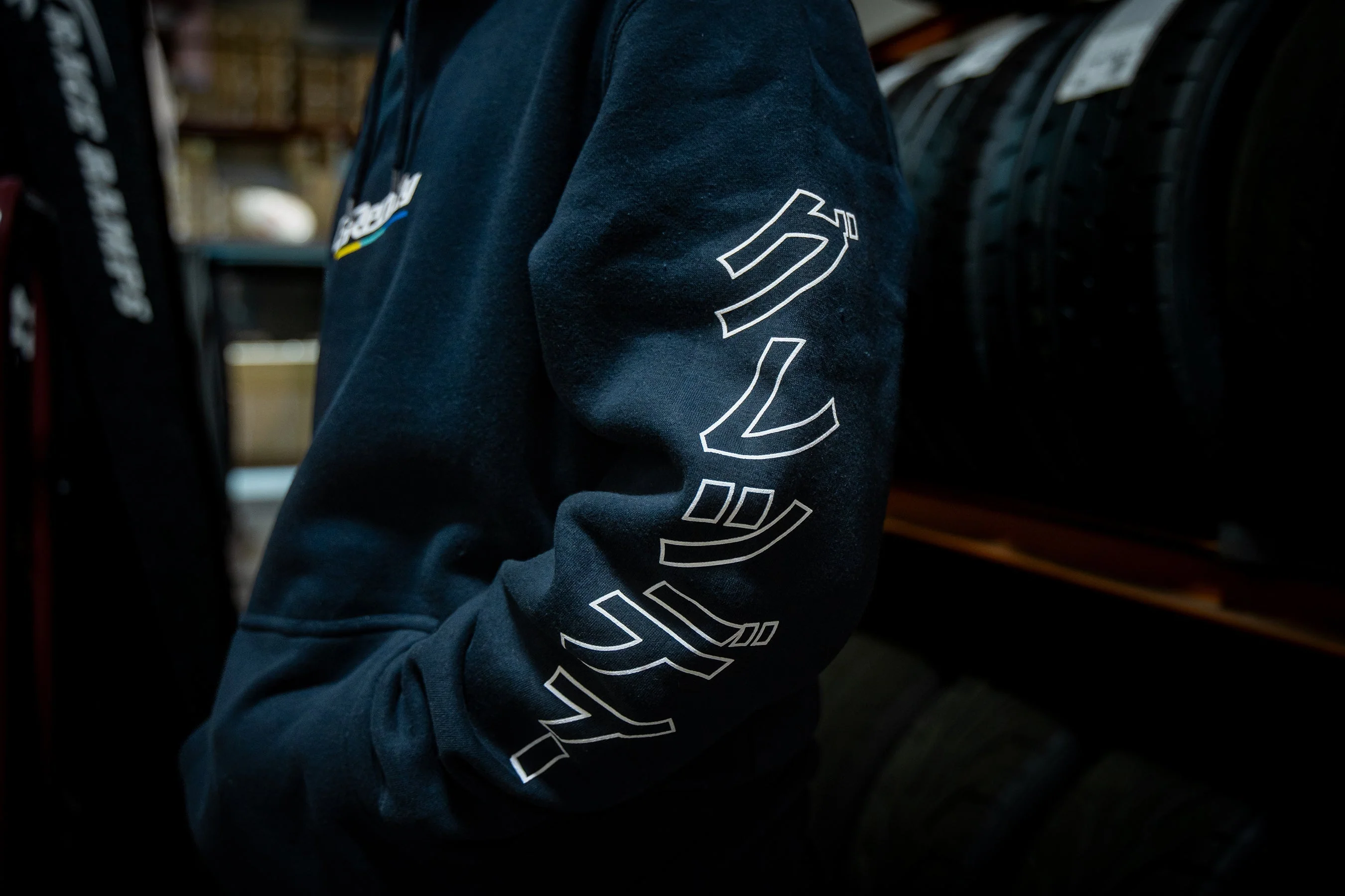 GReddy Understripe  Pullover Hoodie - Navy - Image 4