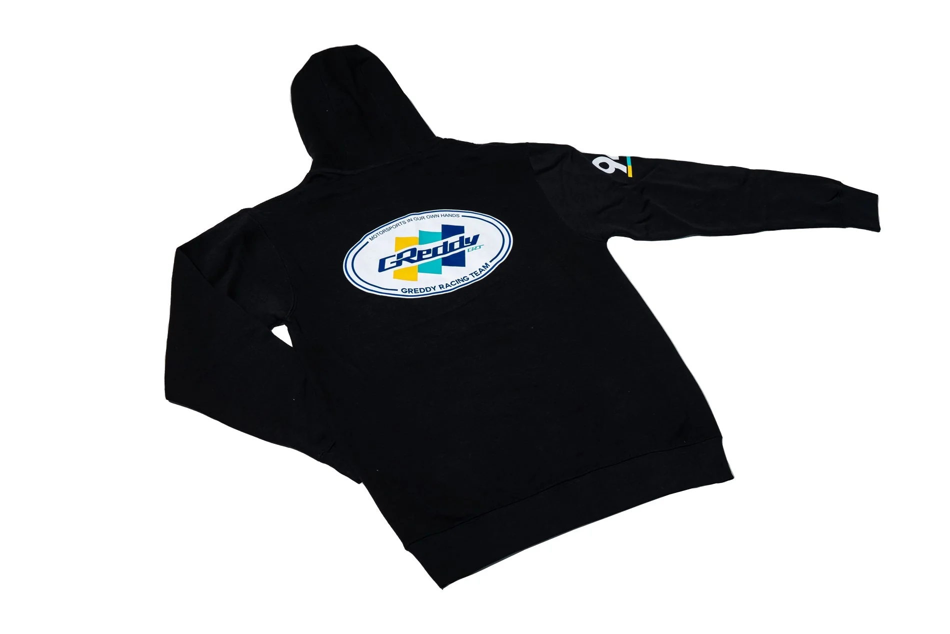 GReddy Racing Team Oval Logo Pullover Hood - Black - Image 2