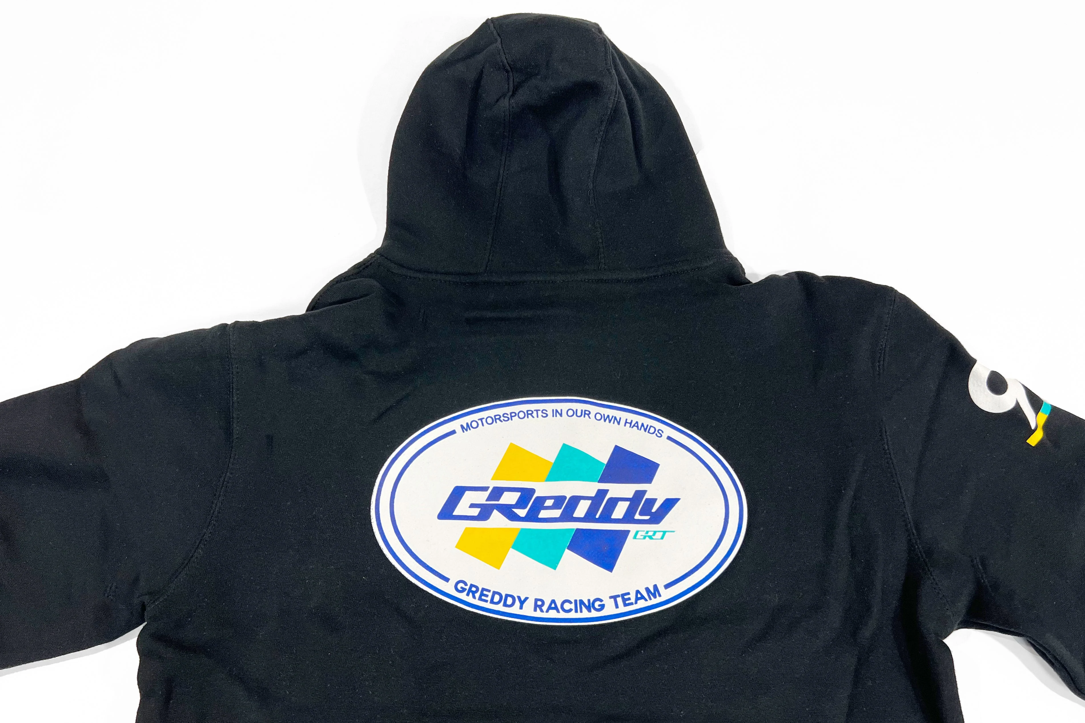 GReddy Racing Team Oval Logo Pullover Hood - Black - Image 3