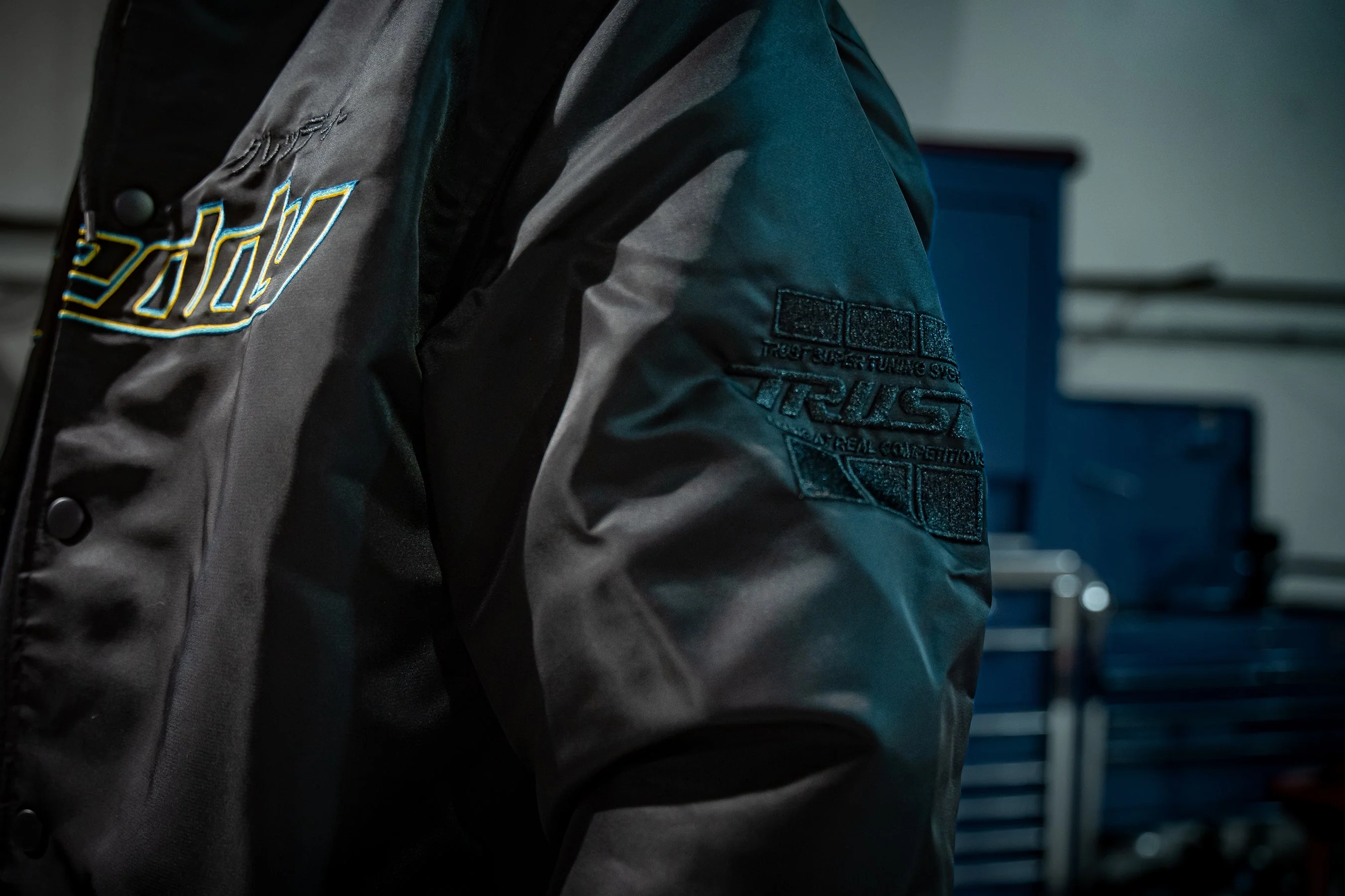 GReddy Satin Jacket - Black - Image 3