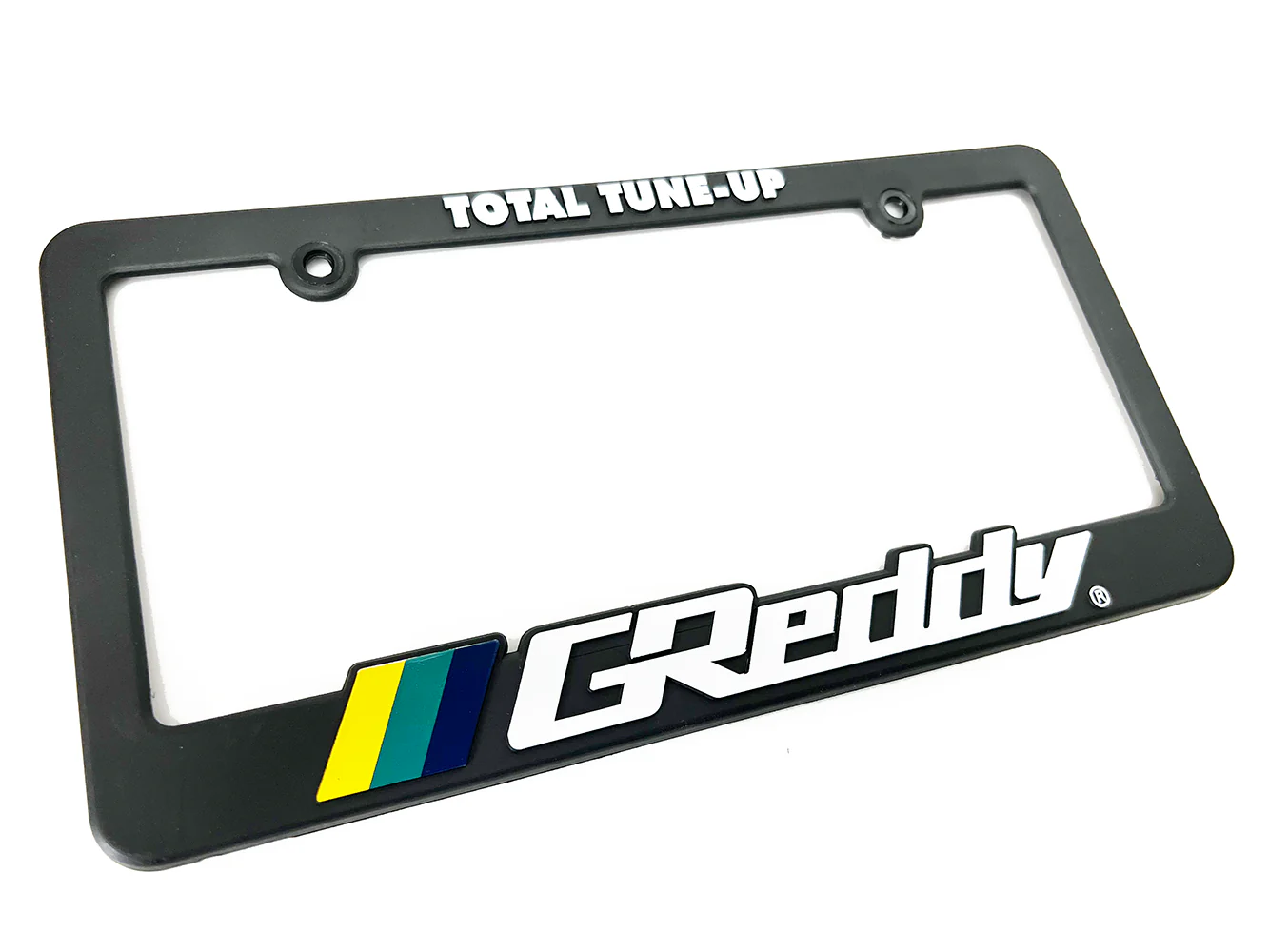 GReddy Total Tune Up  License Plate Frame - "Black-out" or "Color" - Image 3