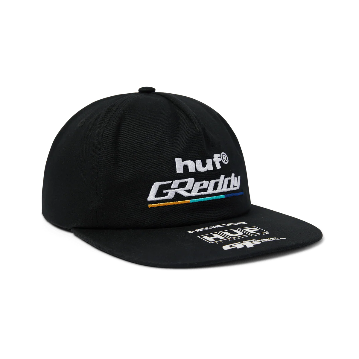 HUF x GReddy Formula Snapback Hat - Black - Image 5