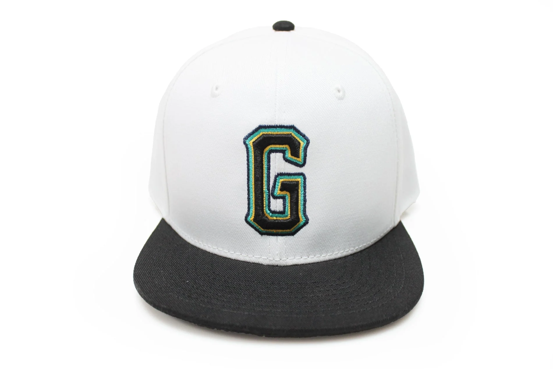 GReddy 3-Color "G" Snap-Back Cap - White and Black - Image 4