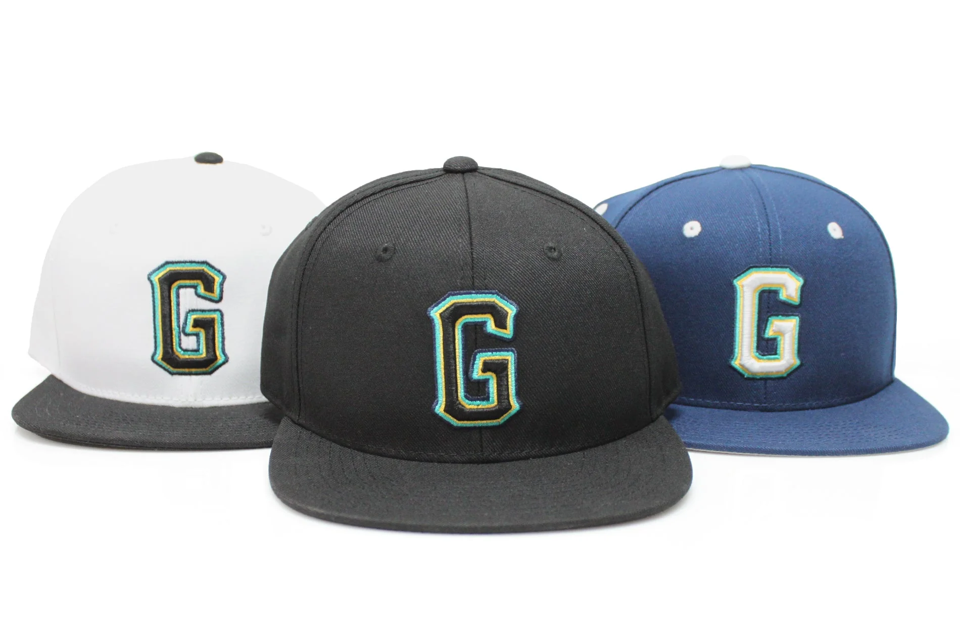GReddy 3-Color "G" Snap-Back Cap - Navy Blue - Image 5