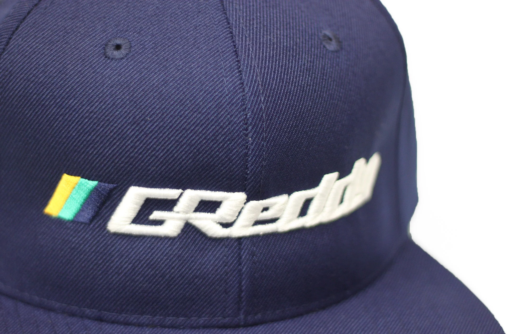 Forward Stripe GReddy Logo Snap-Back Cap - Navy Blue - Image 3