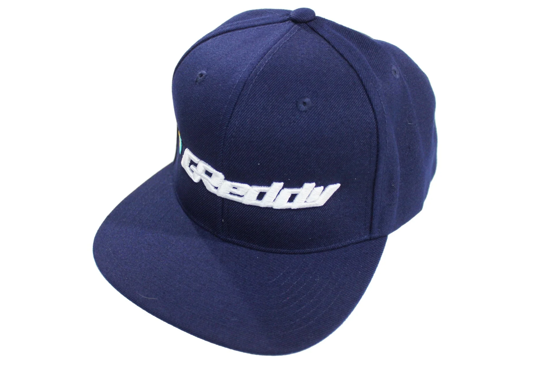 Forward Stripe GReddy Logo Snap-Back Cap - Navy Blue - Image 4