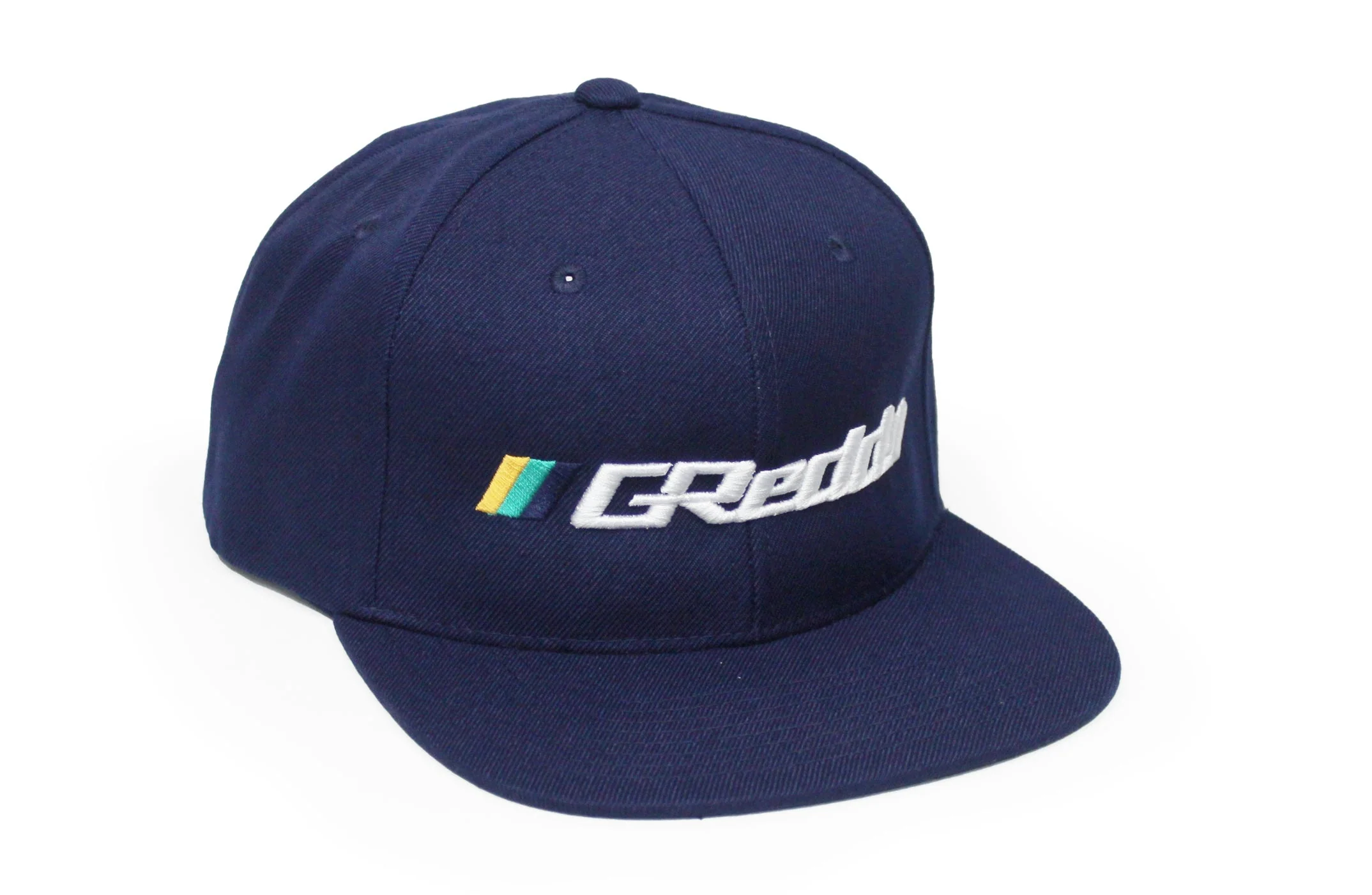 Forward Stripe GReddy Logo Snap-Back Cap - Navy Blue - Image 5