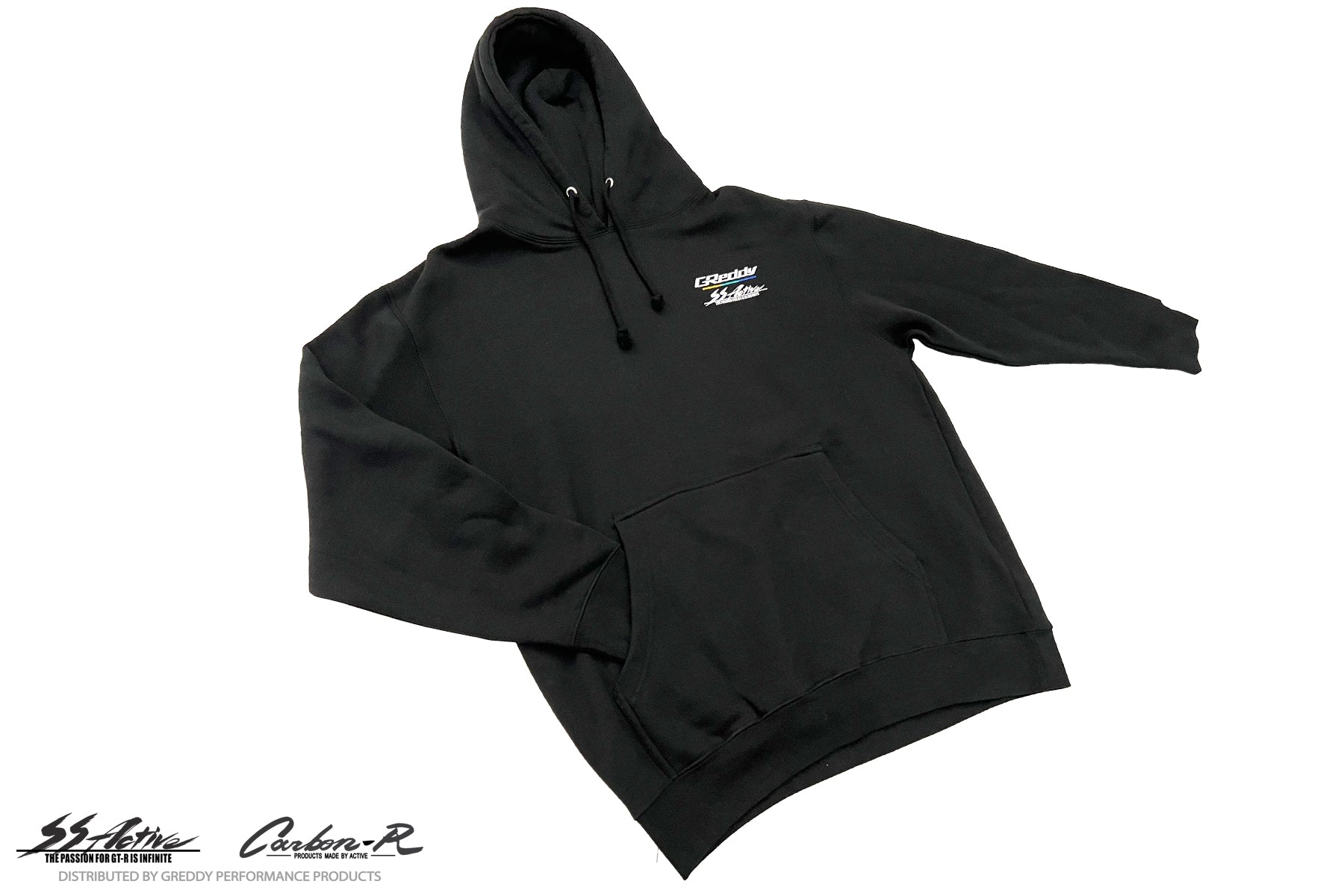 GReddy RX Garage Active Pullover Hoodie - Black - Image 2