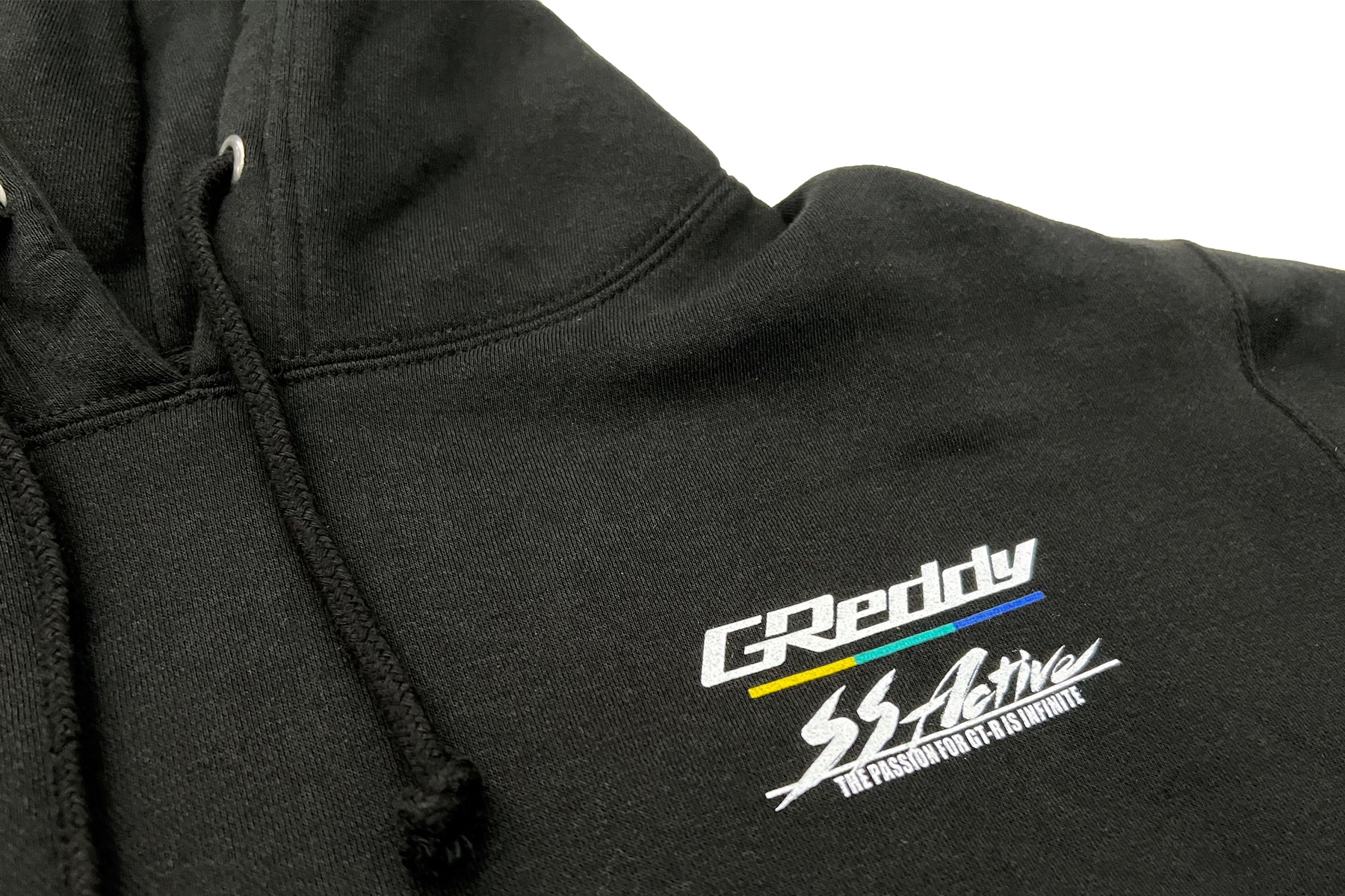 GReddy RX Garage Active Pullover Hoodie - Black - Image 4