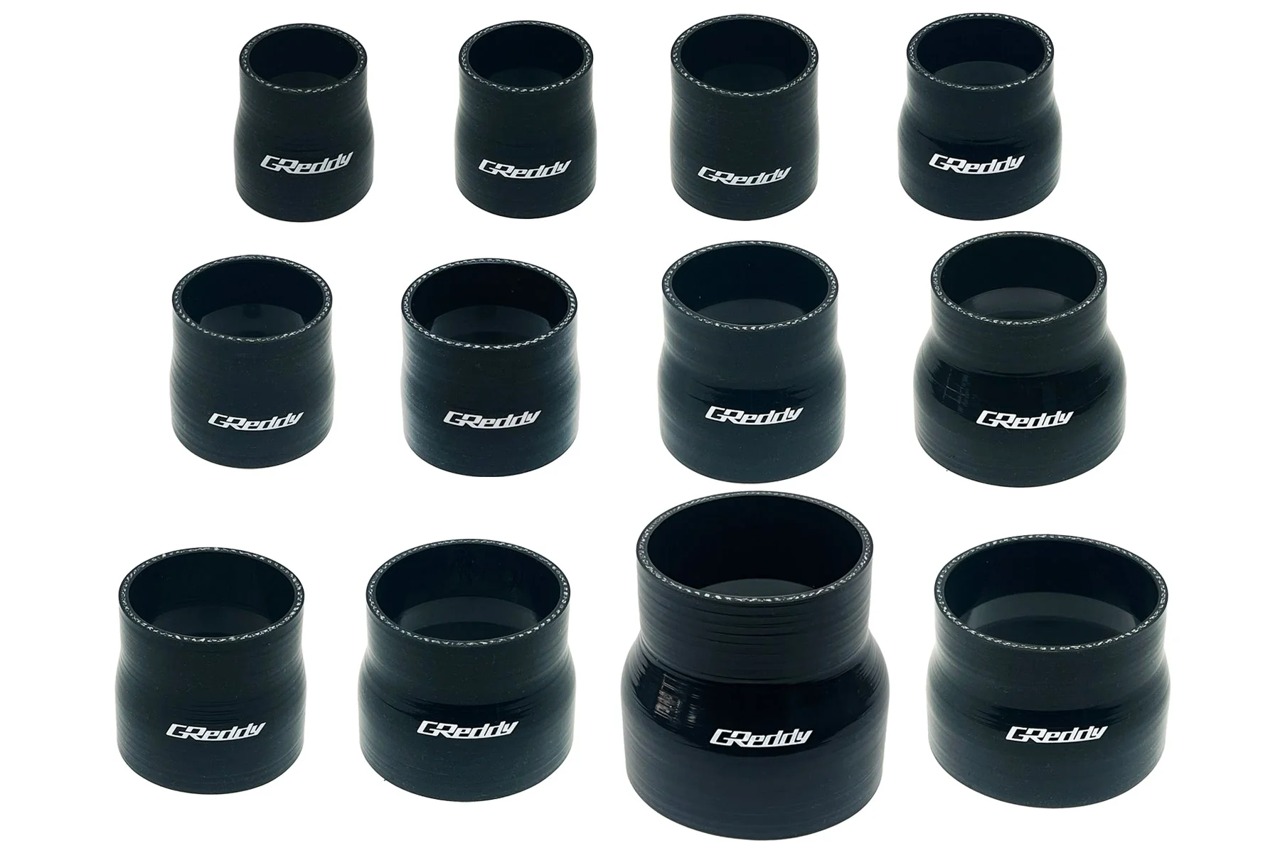 BLACK 60-80MM DIA. SILICONE REDUCER HOSE - (12400858) - Image 2