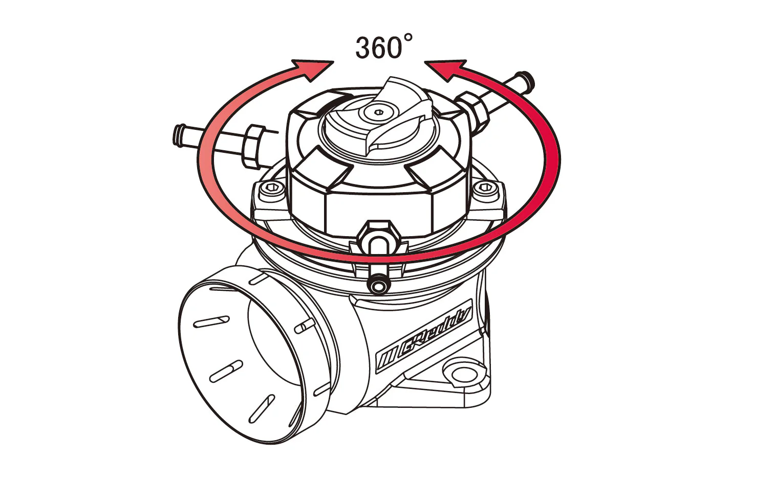 GREDDY TYPE FV2 BLOW OFF VALVE "BLACK-OUT" - (11501673) - Image 9