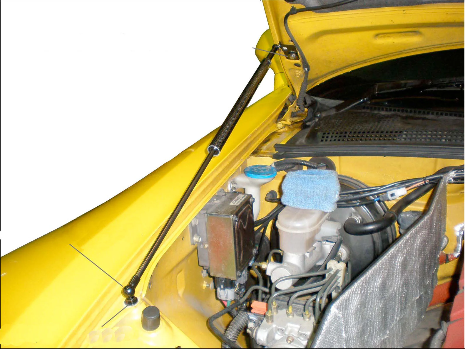 GReddy Carbon Hood Damper(s) - Image 2