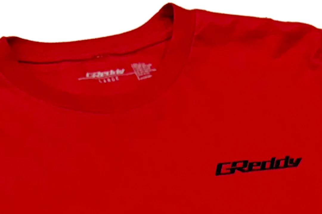 GReddy 2 Fast Tee - Red - Image 3