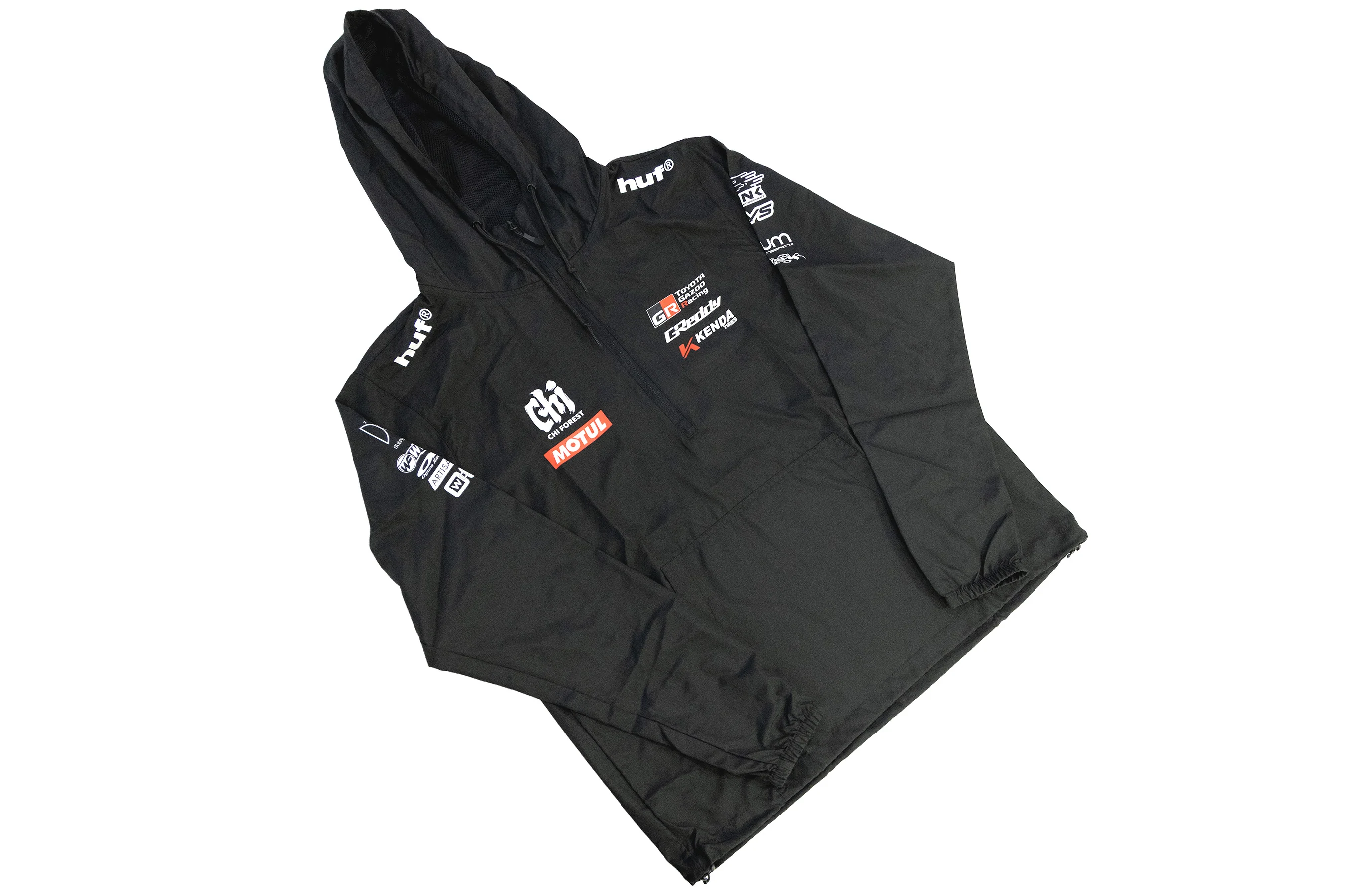 2026 K.Gushi Team Nylon Pullover - Black