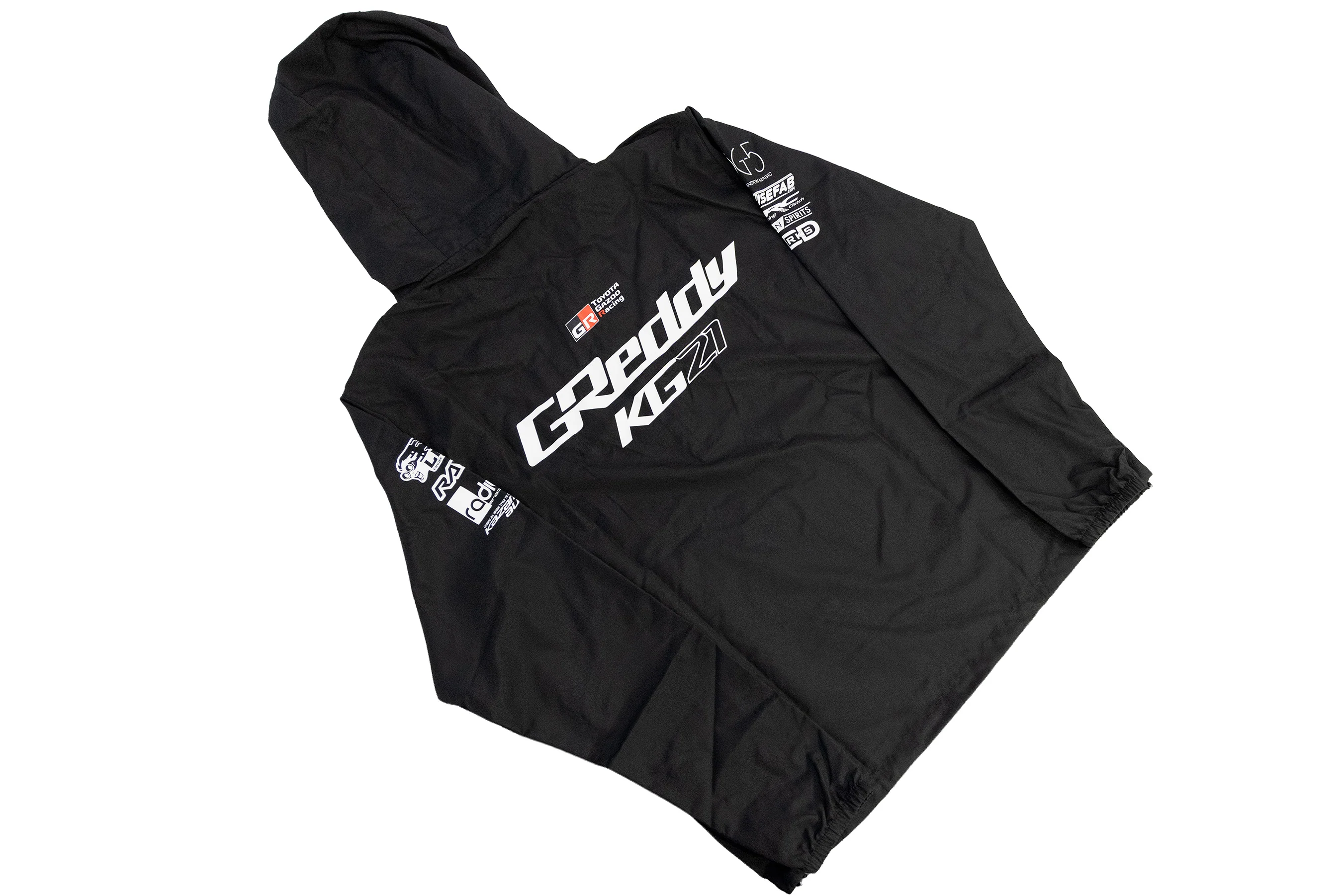 2026 K.Gushi Team Nylon Pullover - Black - Image 3