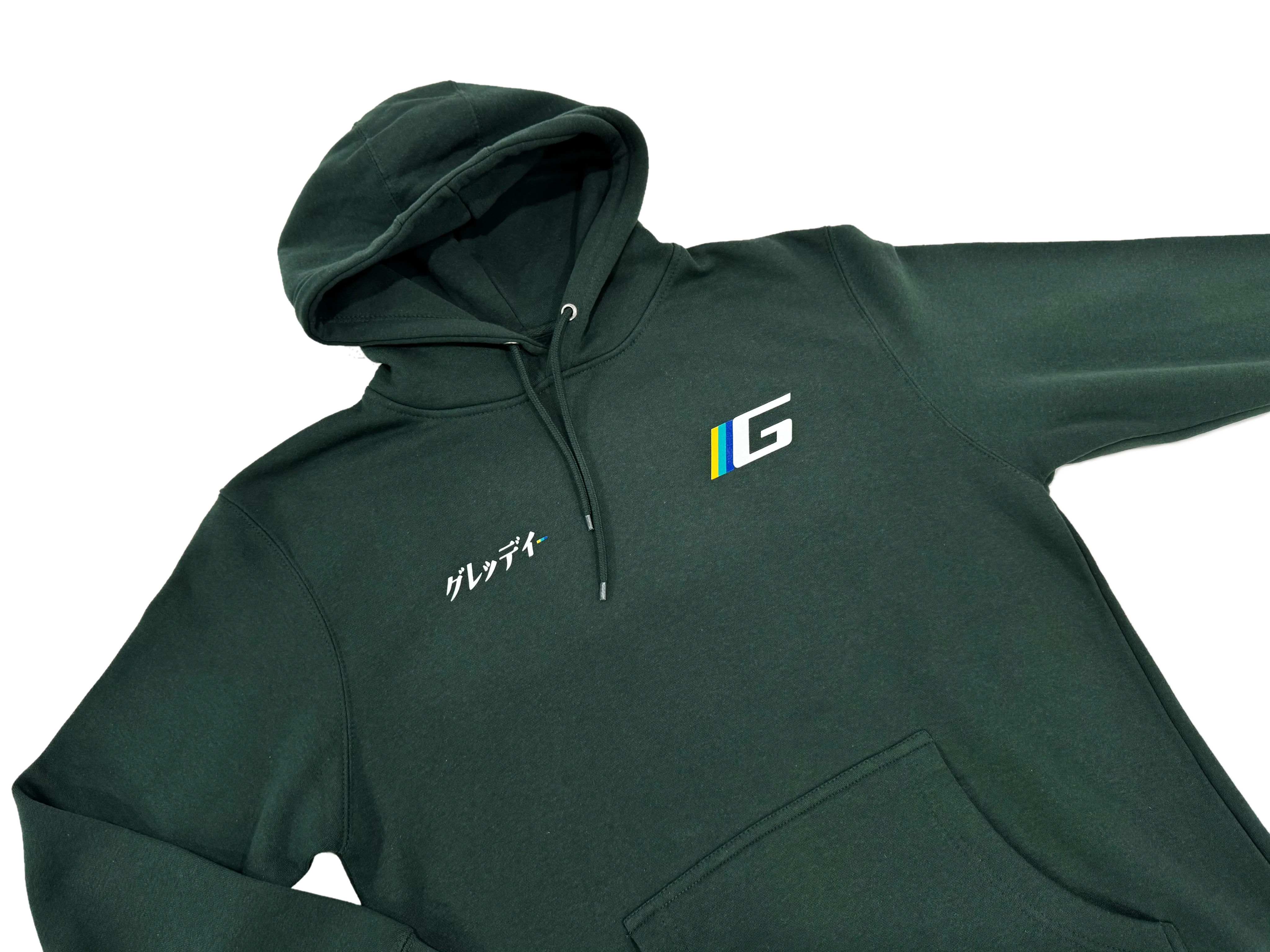 GReddy "94" Pullover Hood - Sports Green - Image 2